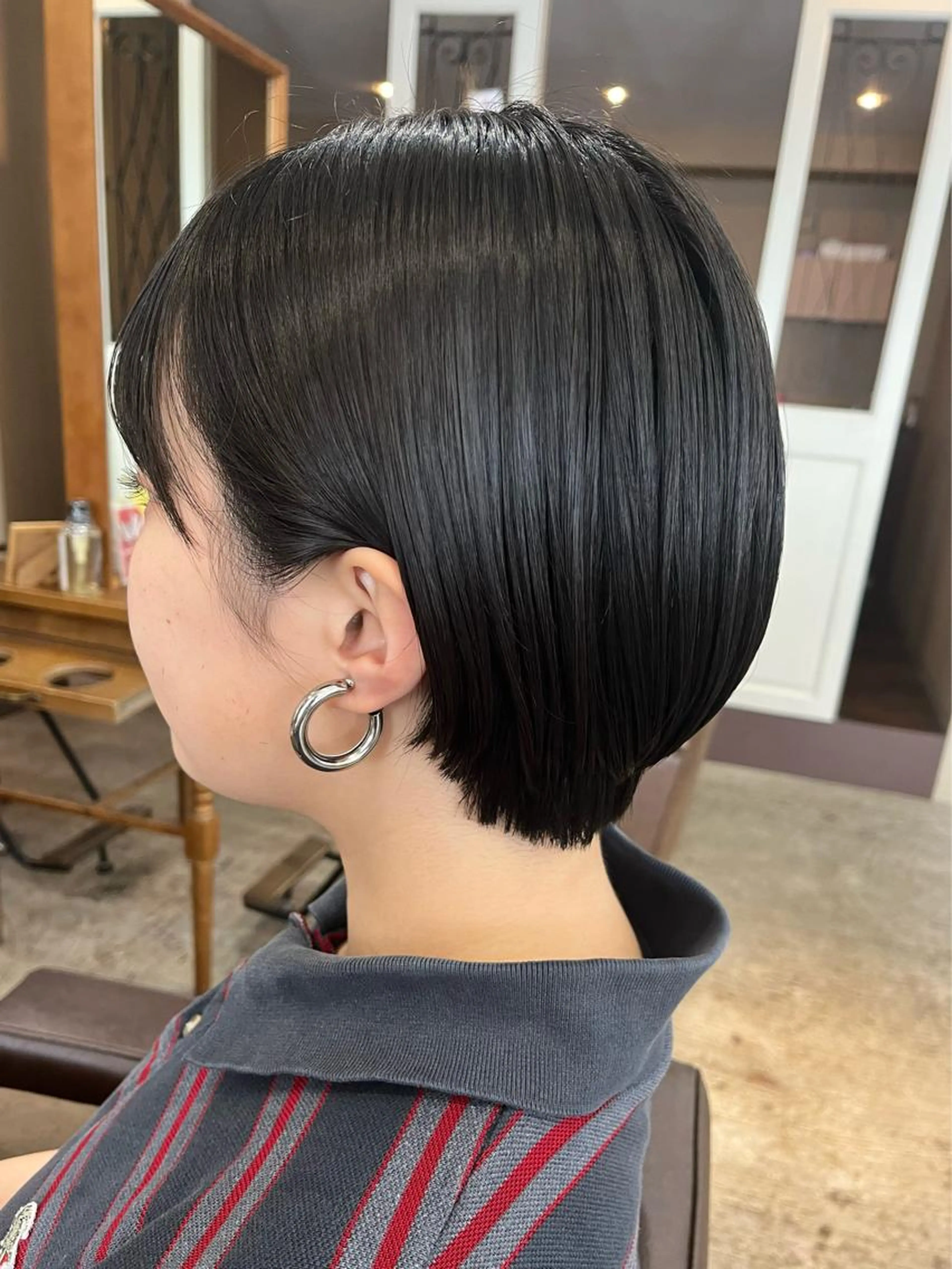 カット+ノンダメージ酸性縮毛矯正の写真