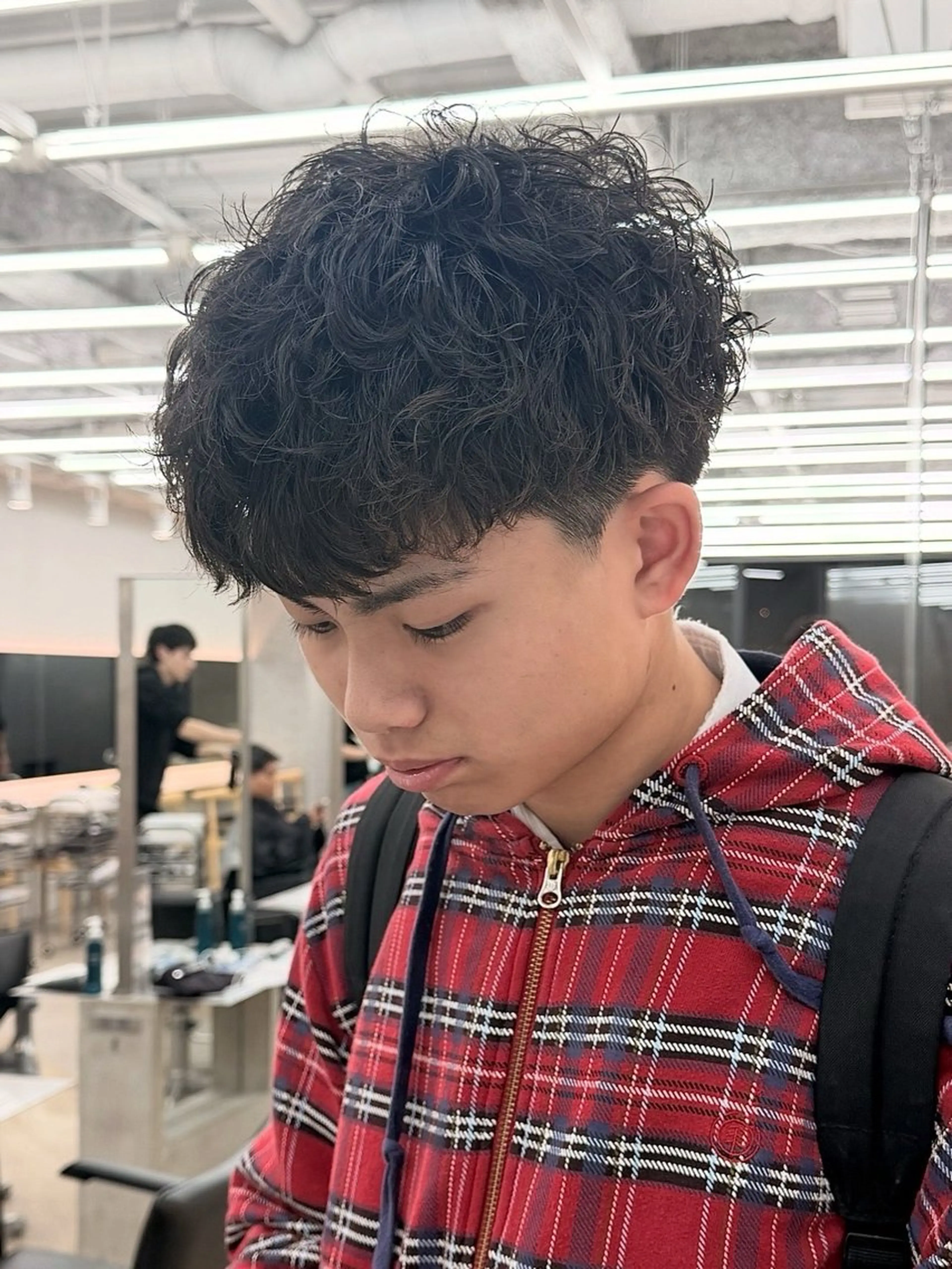 パーマ メンズ メンズパーマ カット パーマ 🎀メンズパーマ☆ 艶カラー☆Syuriのヘアスタイル