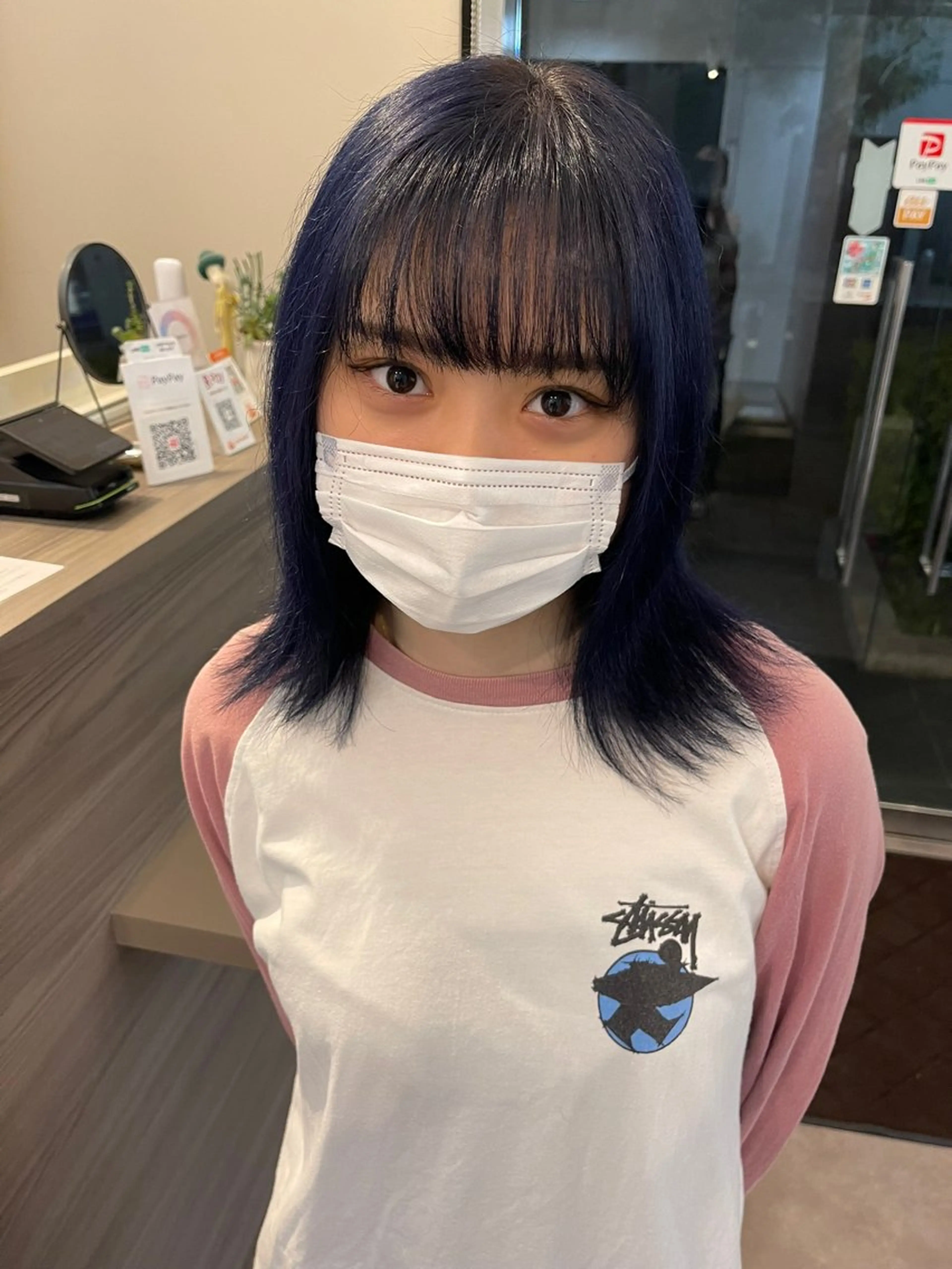 ミディアム カット ヘアカラー トリートメント 💎艶カラー髪質改善 💎🐇uraraのヘアスタイル