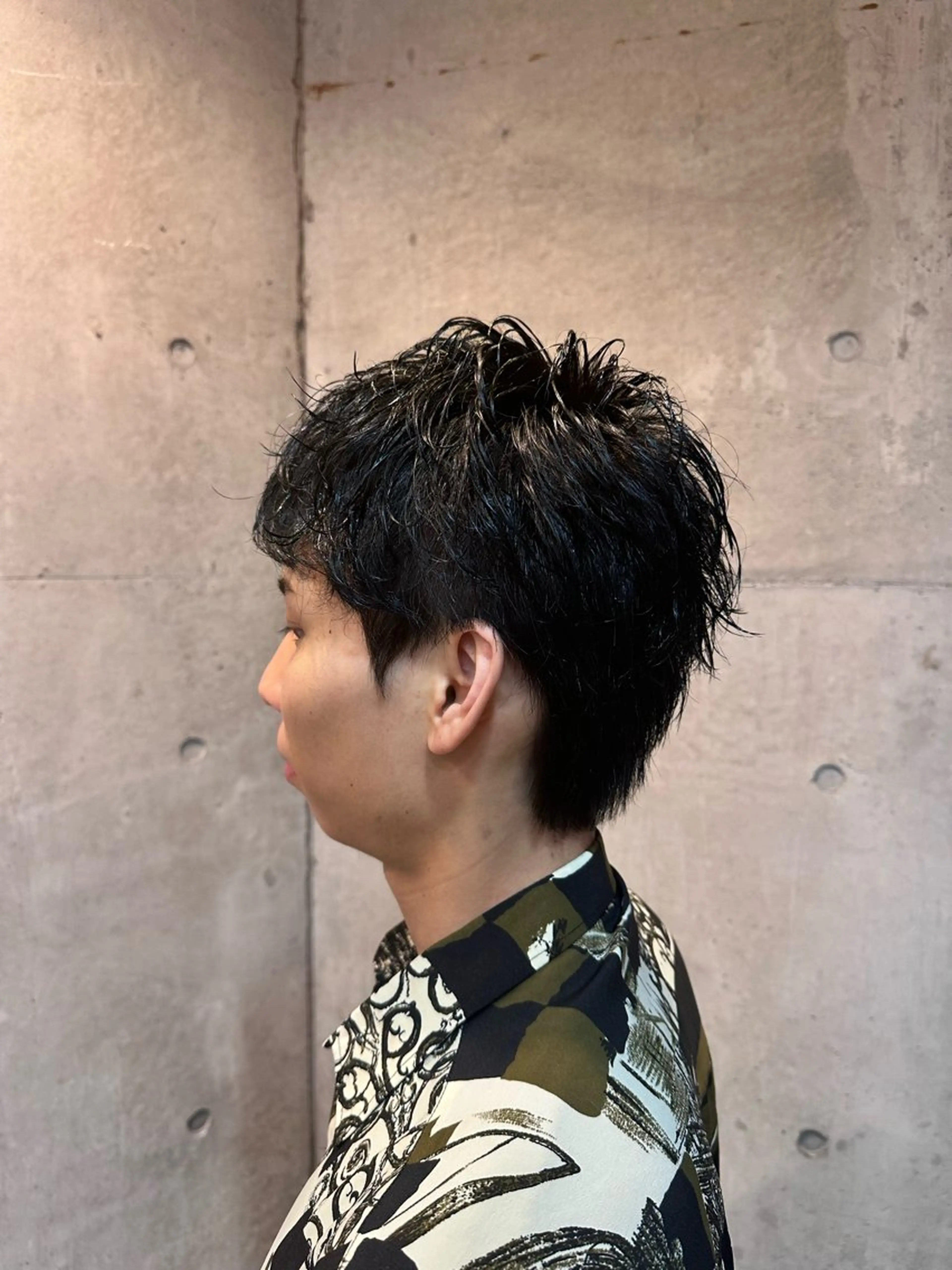 ショート パーマ メンズ スパイキーショート ショートヘア 🔥メンズカラー🔥 セヤシュウヘイのヘアスタイル