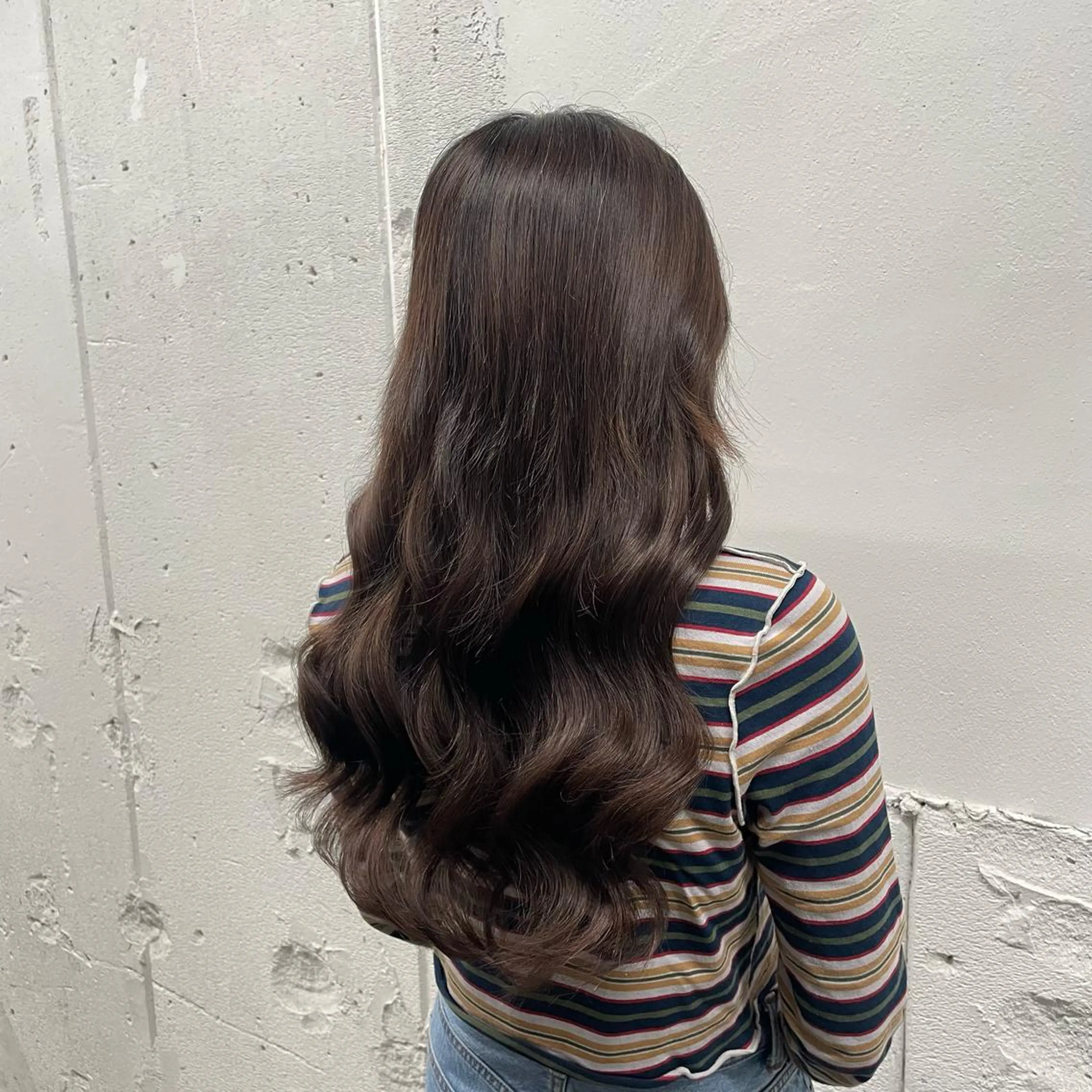 ロング カラー シールエクステ バレイヤージュ ミストバング ダブルカラー  フェイスフレーミング ヘアカラー エクステ 🧡艶髪ちゅるん髪 🫧🧡YUKI❄️のヘアスタイル