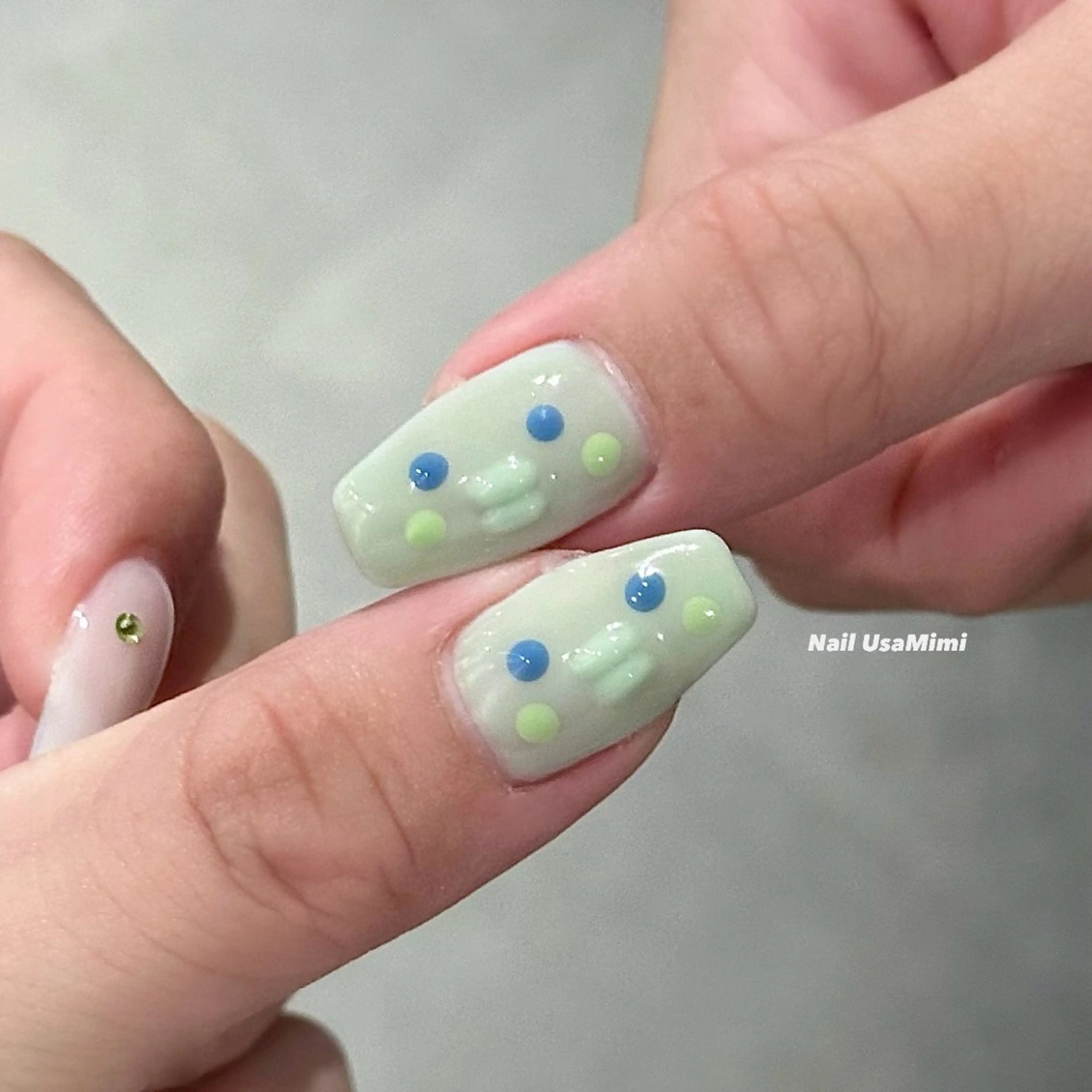 ネイル ハンドネイル 本町NailUsaM imi MOMOKAのネイルデザイン