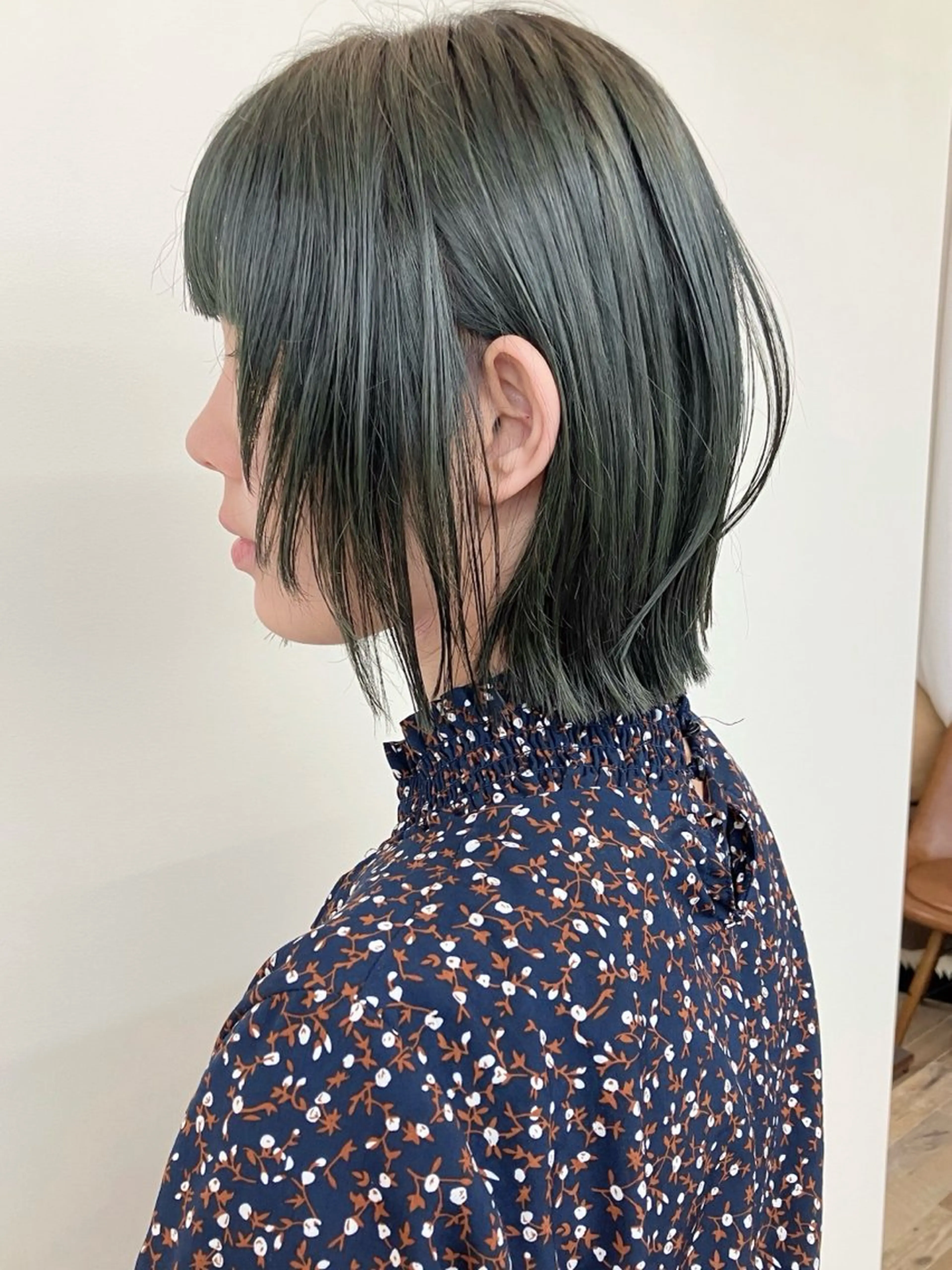 ミディアム 顔まわりレイヤー 姫カット レイヤーカット カット fumikaブリーチ /ウルフのヘアスタイル