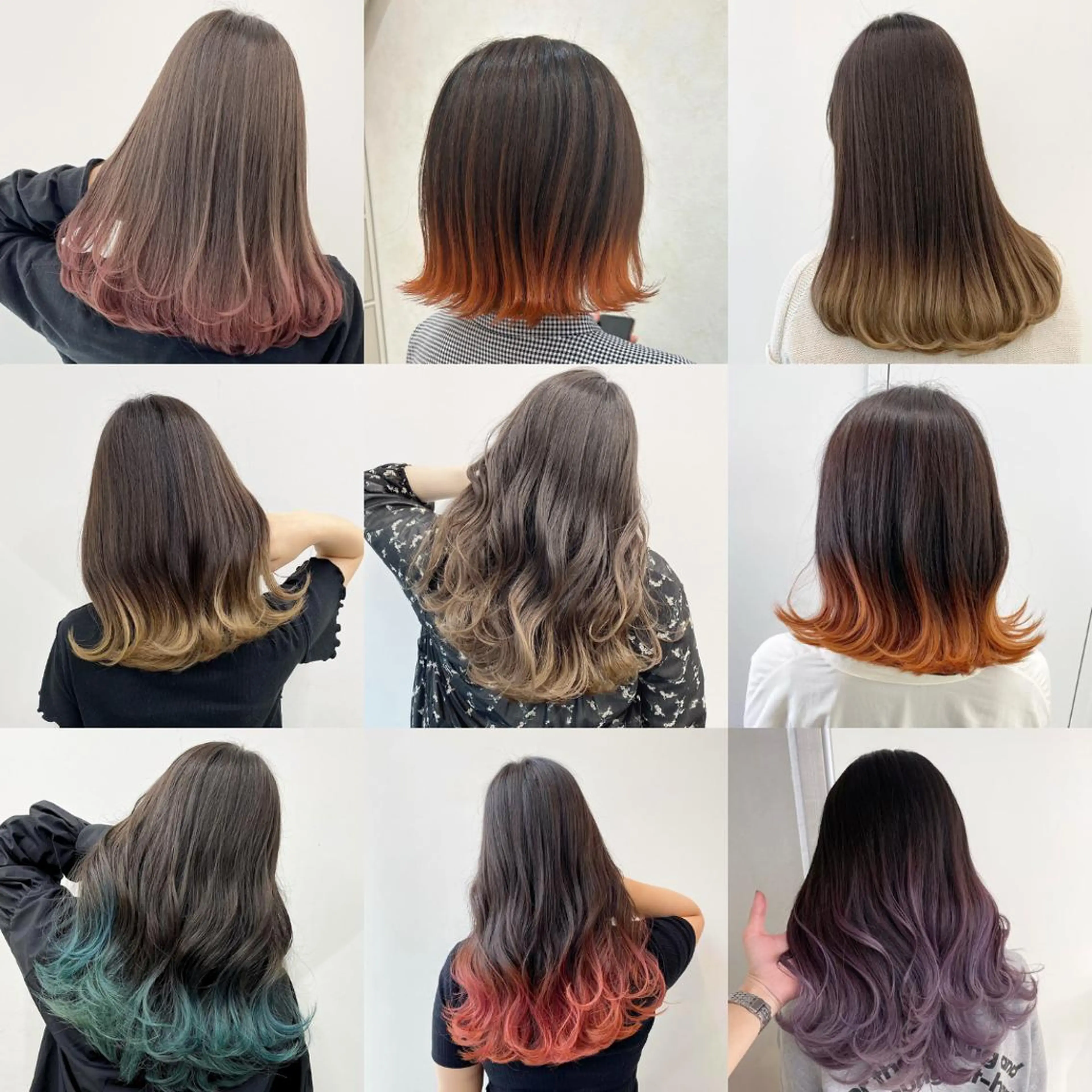 ミディアム 🦄コグレケンタピ ンクカラー🎨パーマのヘアスタイル