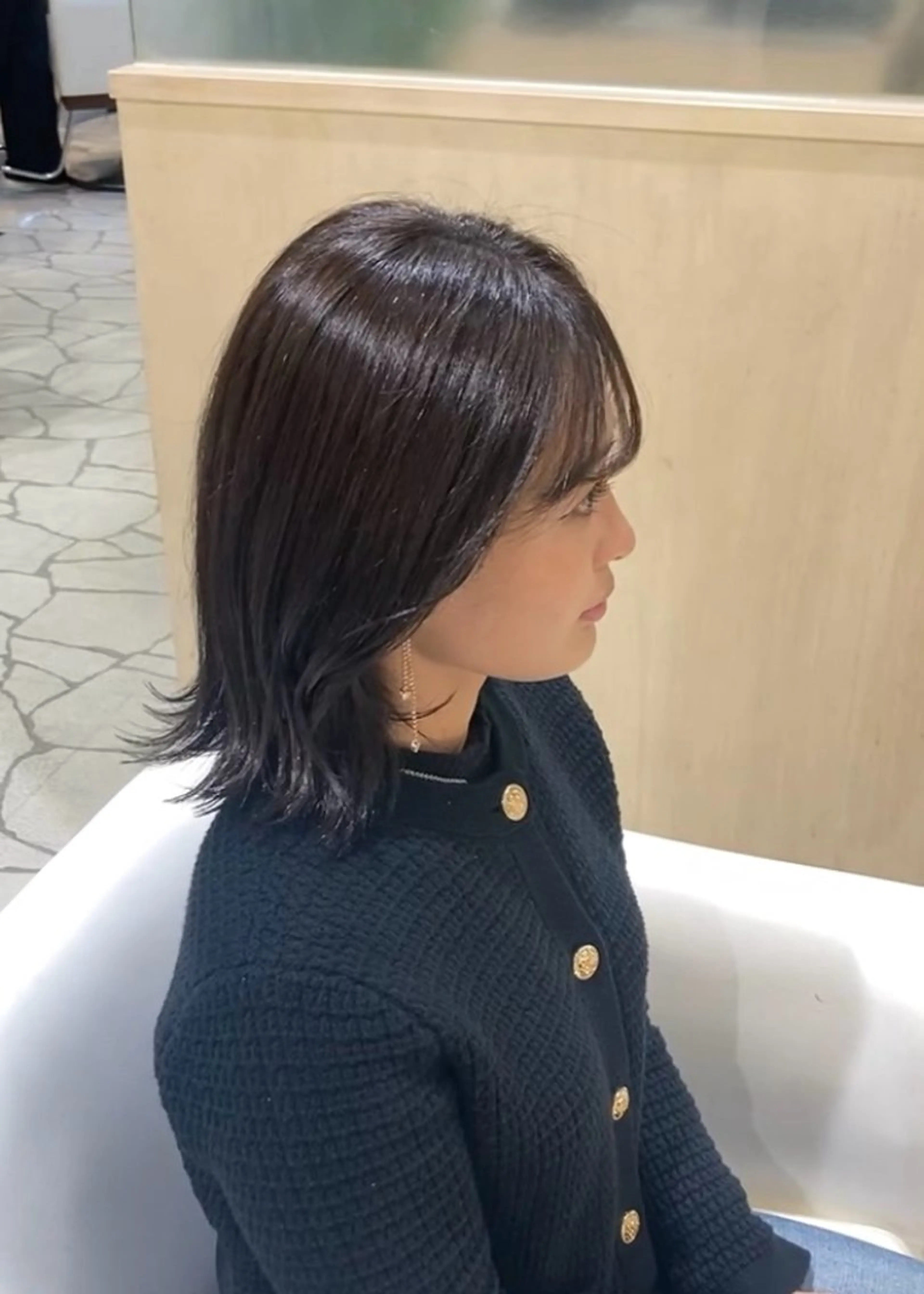 ミディアム カラー ヘアアレンジ 久野紗愛 【髪質改善　艶髪】のヘアスタイル