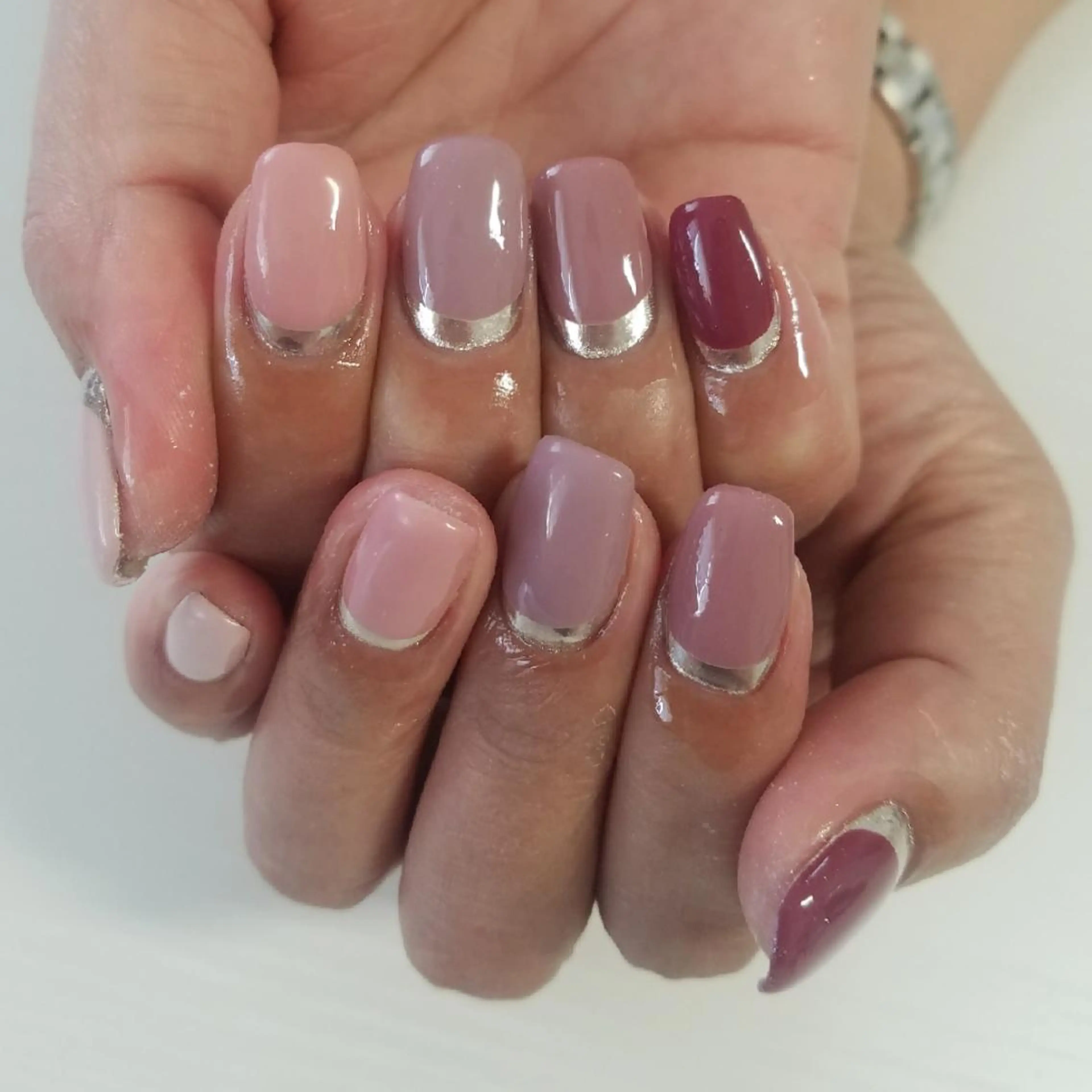 ネイル ミラーネイル   MAKI NAILのネイルデザイン