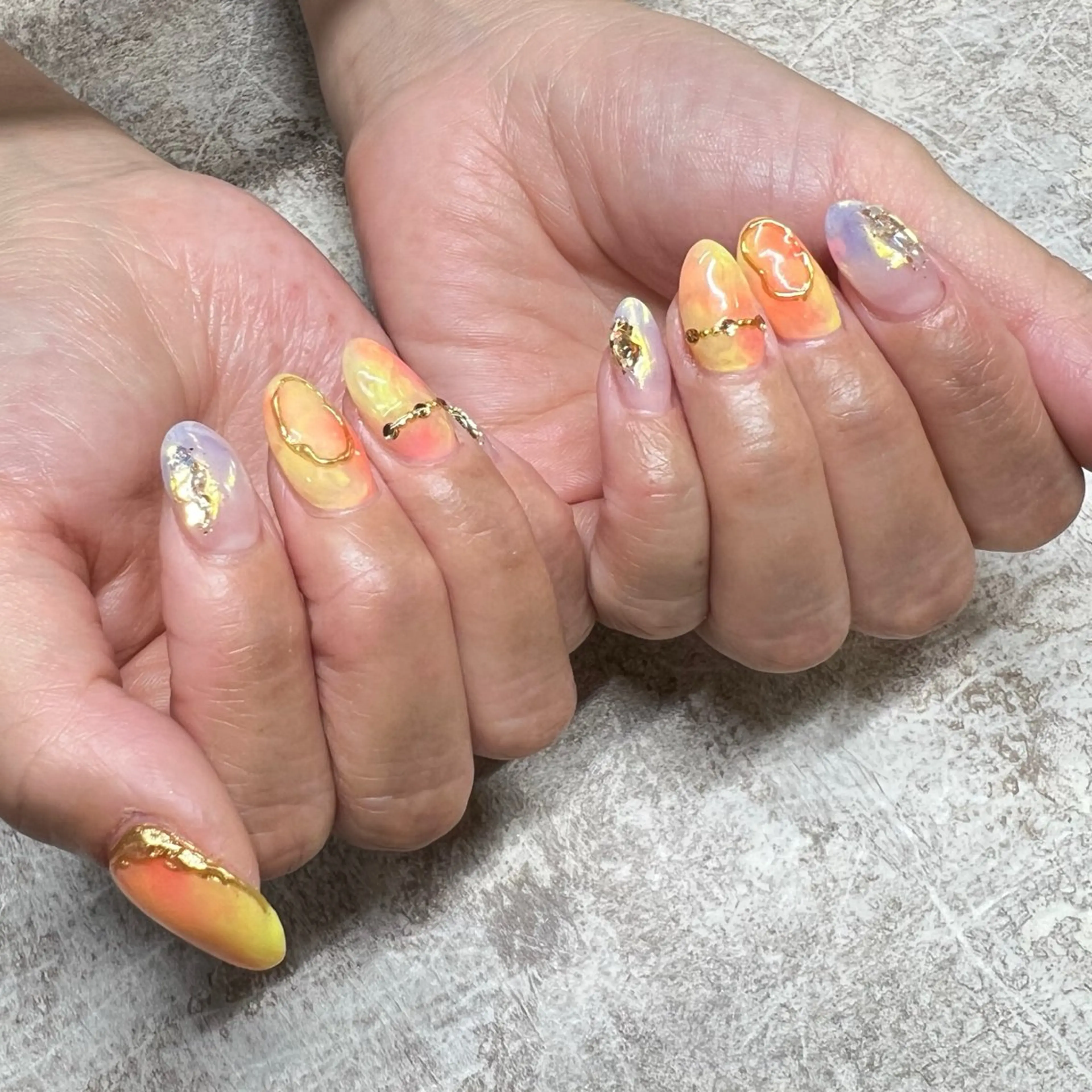 ネイル ハンドネイル ルミエナ銀座 KATAOKAのネイルデザイン