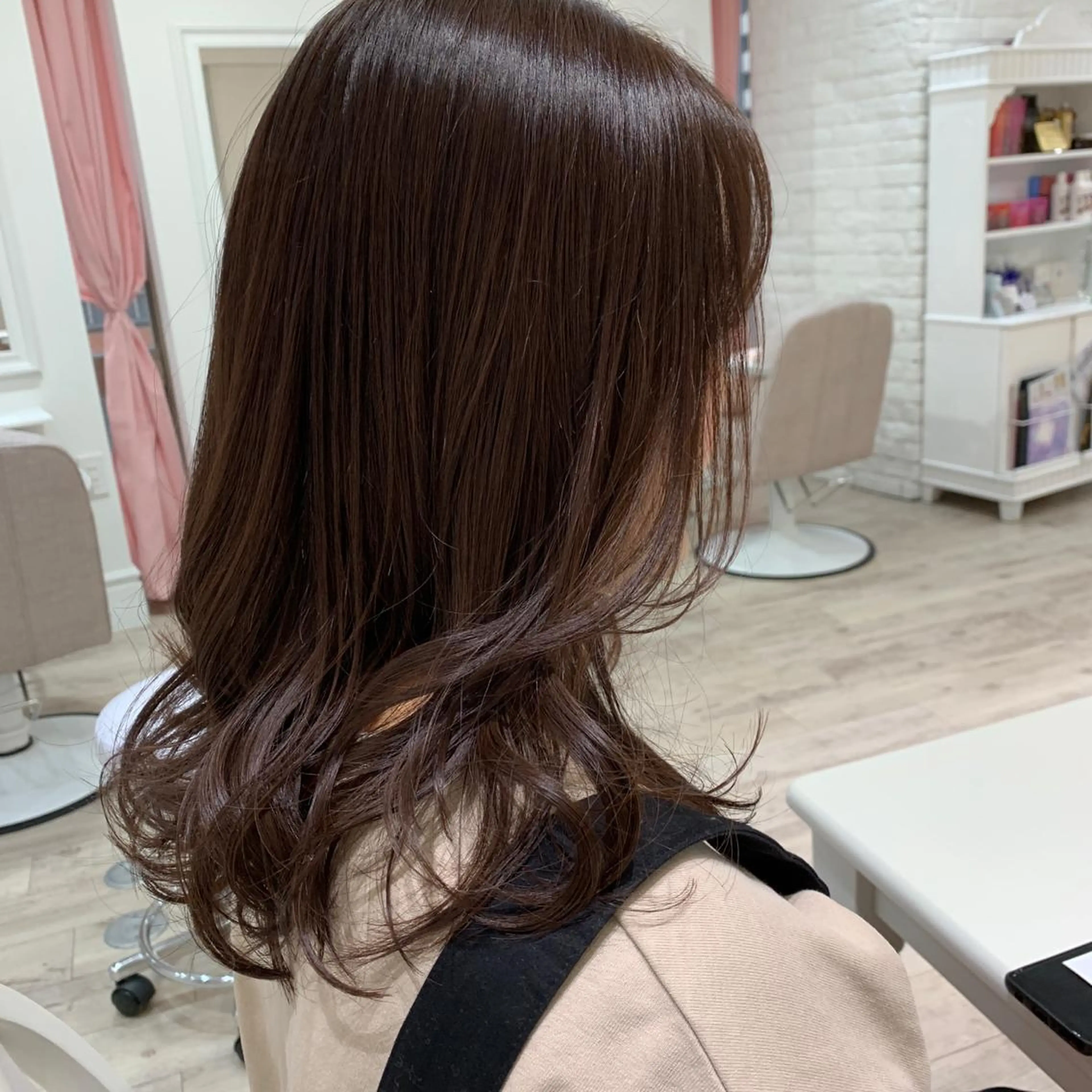 セミロング カラー HARUKA韓国ヘア /Luana梅田のヘアスタイル