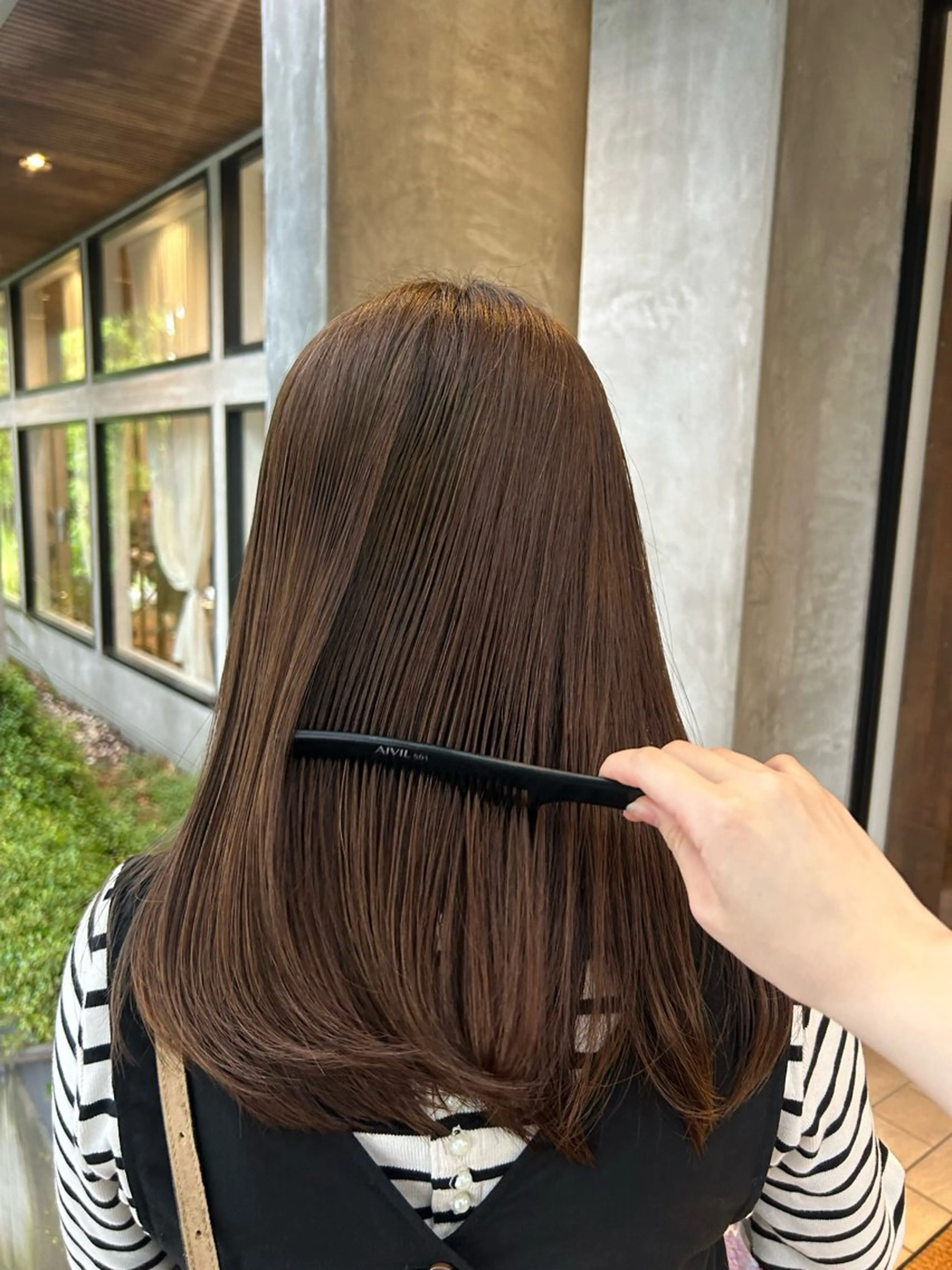 セミロング カラー lapis / soraのヘアスタイル
