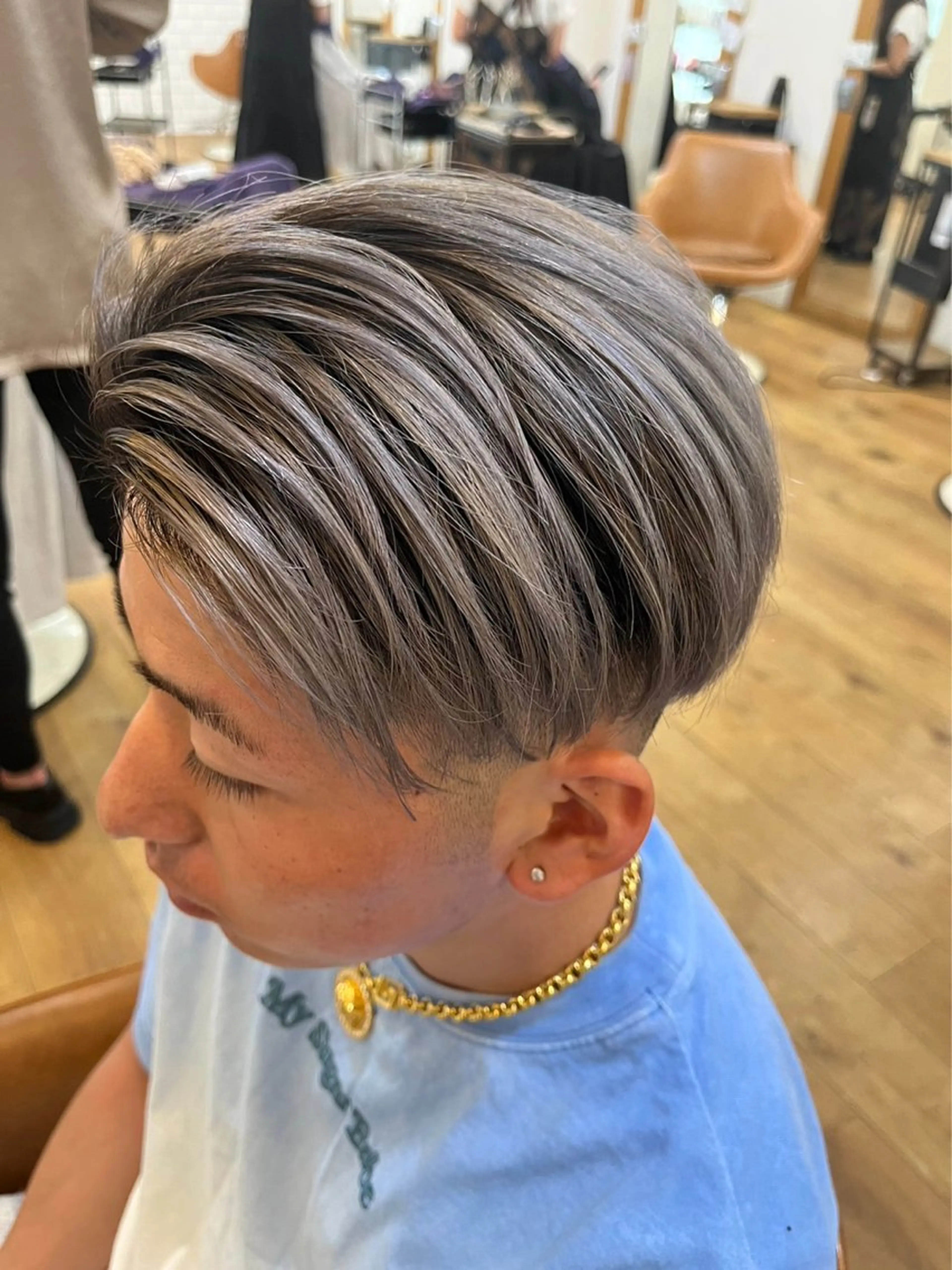 カラー メンズ be’leef.ric 守口店所属・beleef守口店 reinaのヘアスタイル