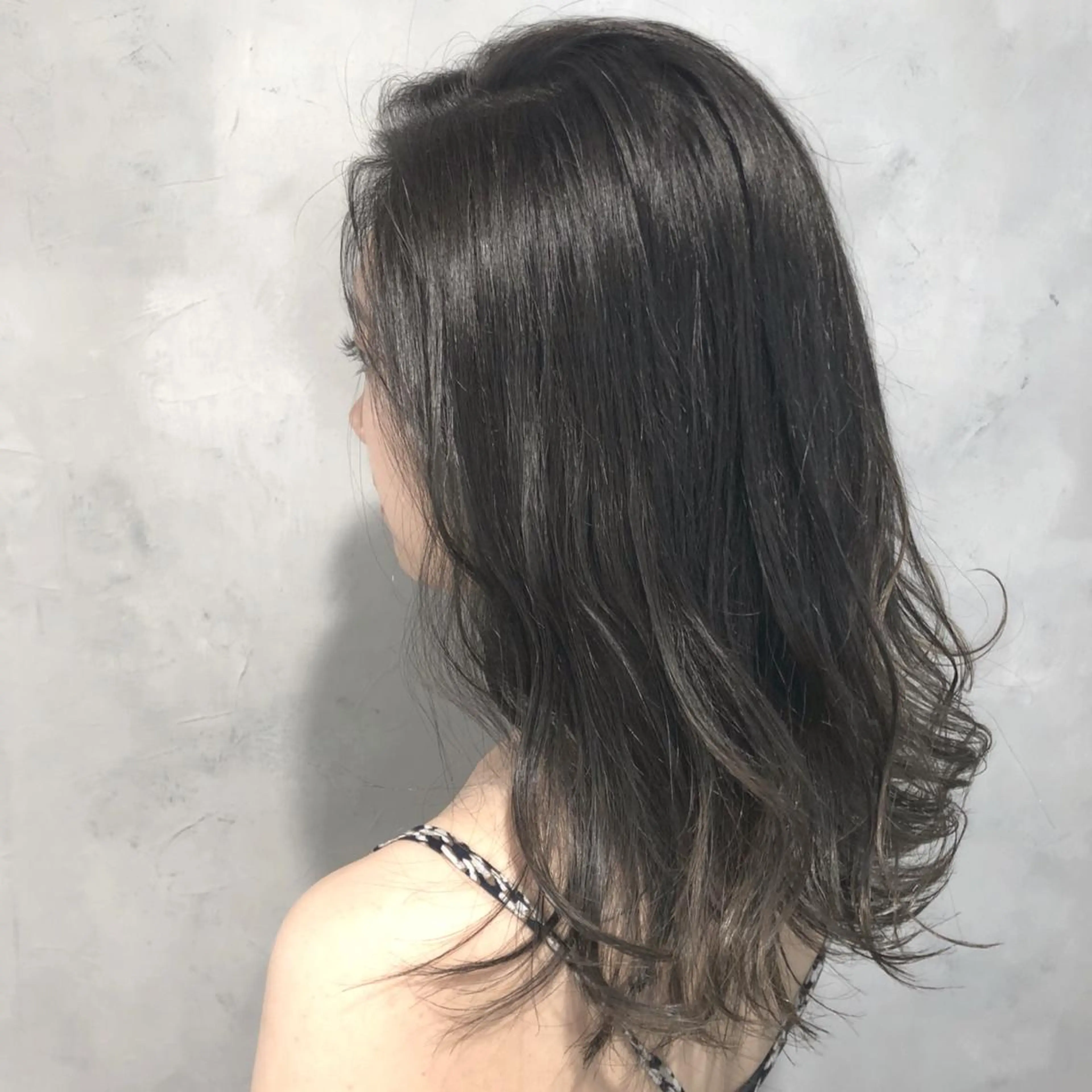 ミディアム ヘアカラー 南都 良太のヘアスタイル