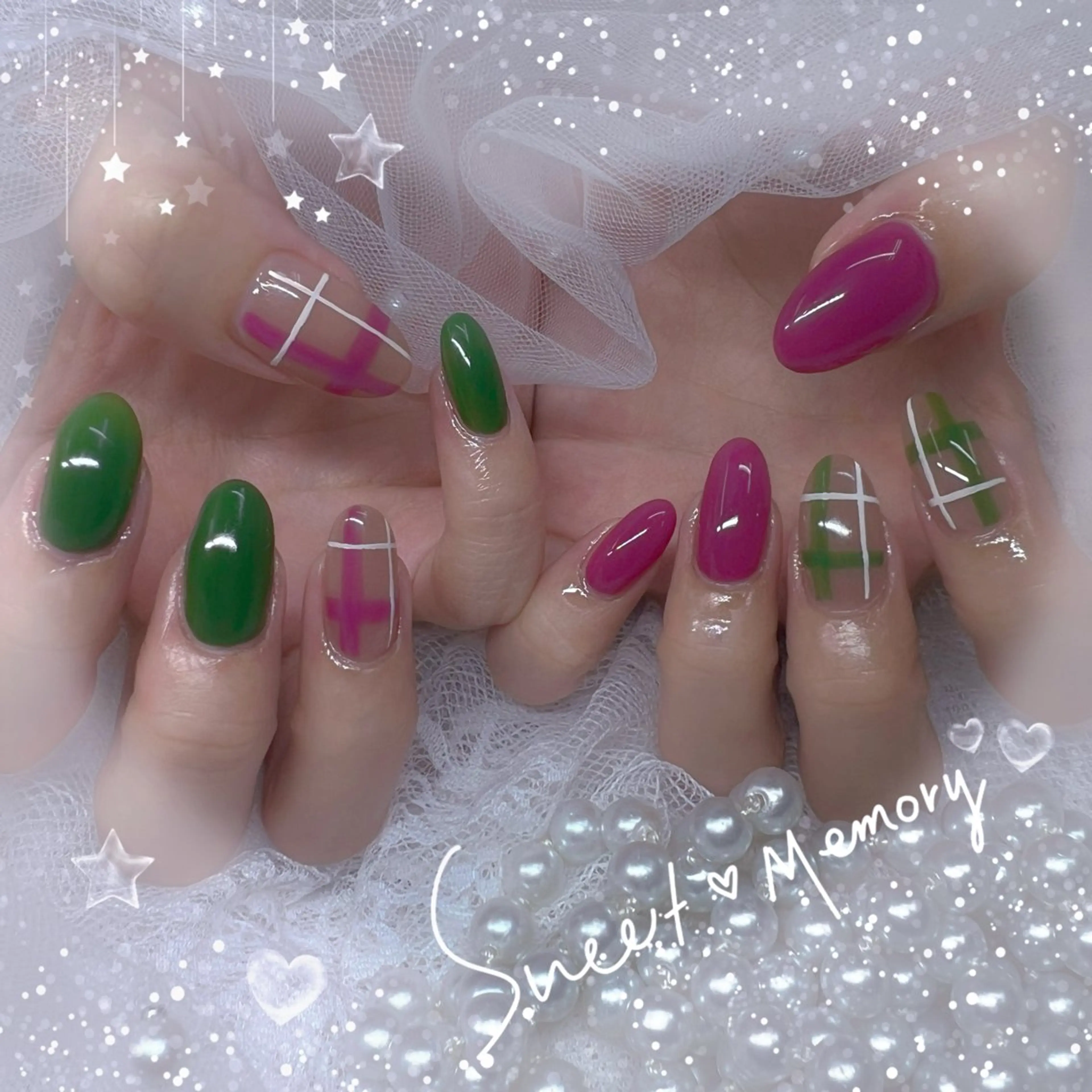 ネイル チークネイル フレンチネイル ガーリー ガラスフレンチ グラデーション ハンドネイル ハンドケア Chill Nailsalonのネイルデザイン