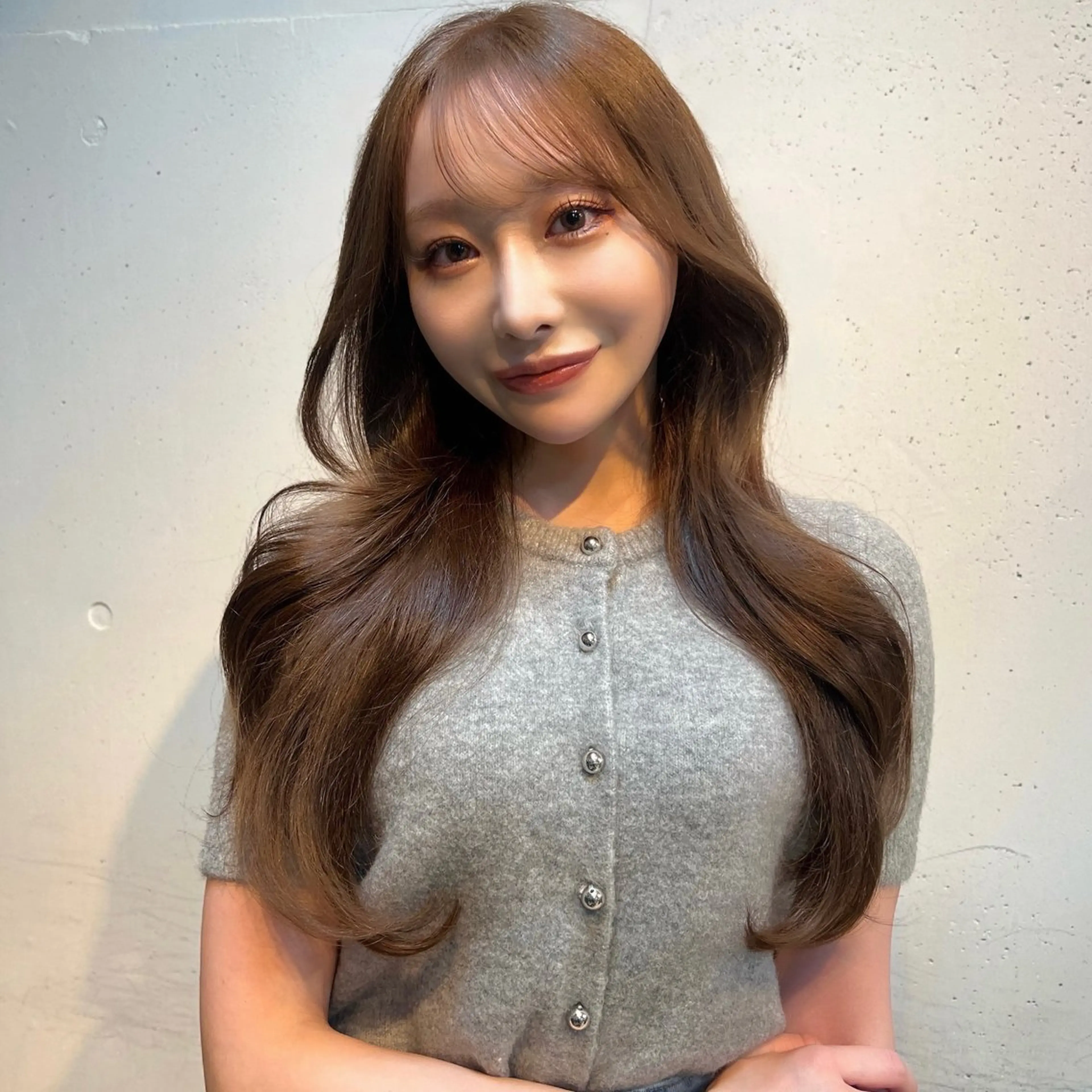 🤍🎀期間限定ミニモSALE🎀🤍【ブリーチなしＷカラー】ダブルカラー＋潤いトリートメント付き🪄︎︎の写真