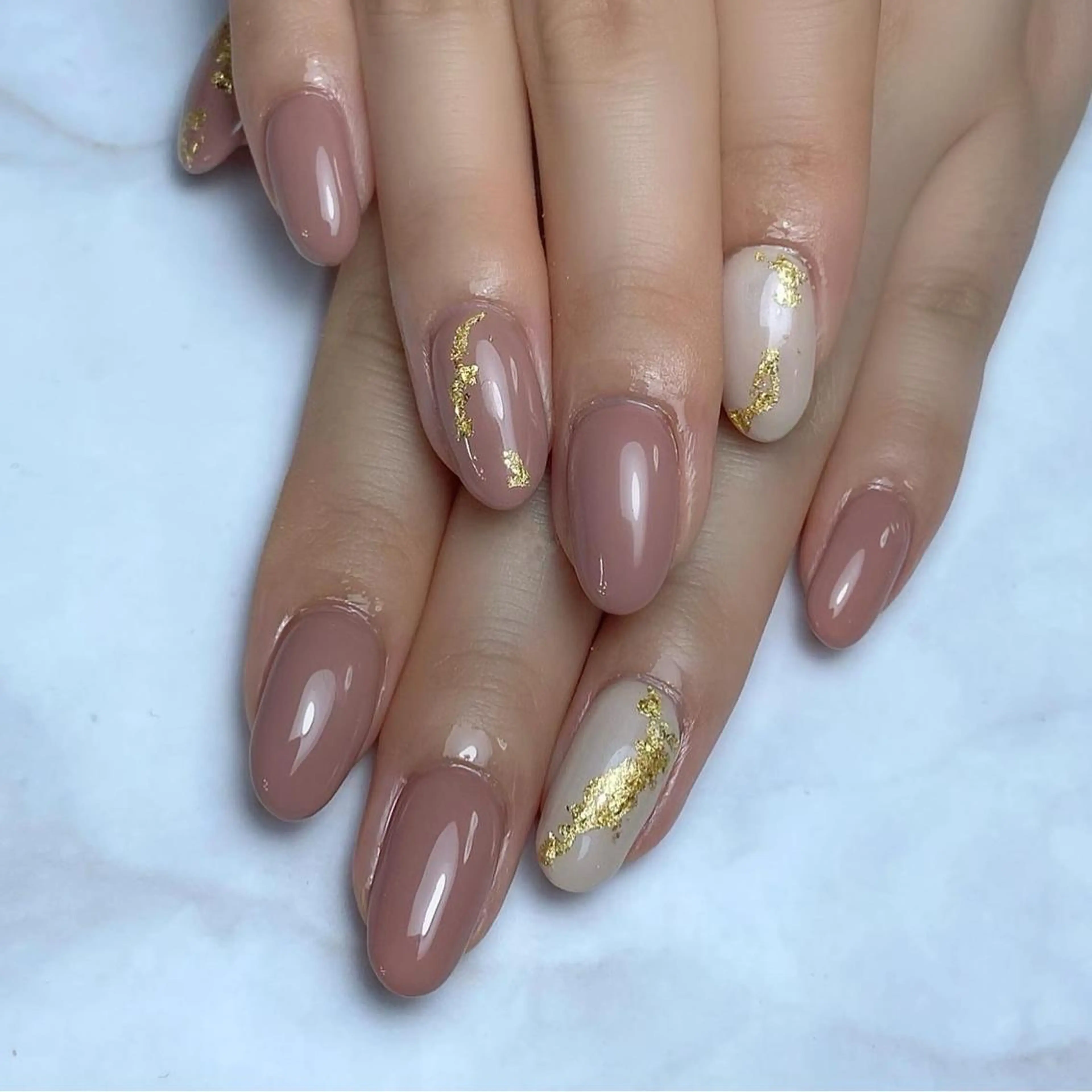 ネイル オフィスネイル ショートネイル シンプルネイル ameria meguのネイルデザイン