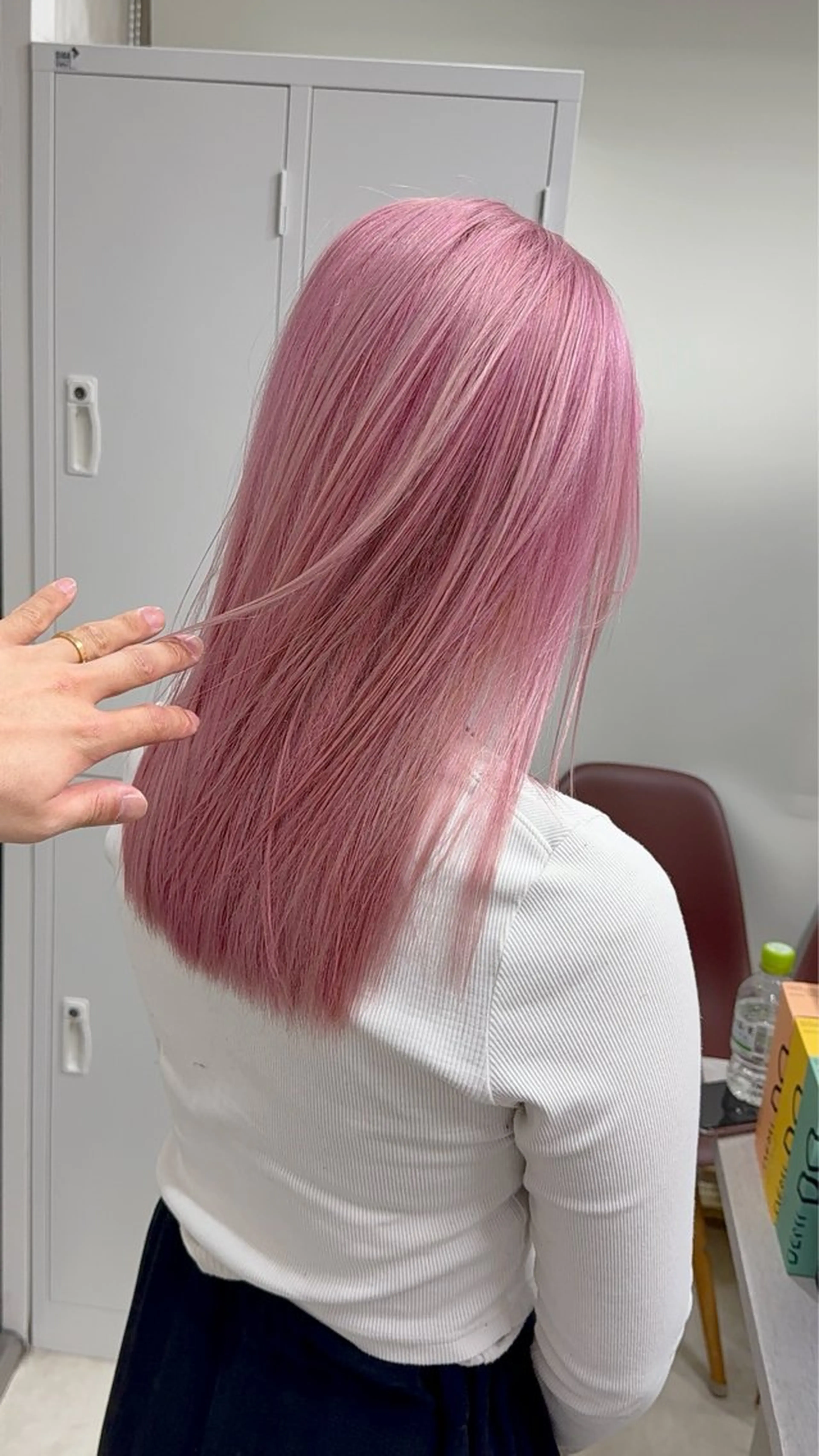 セミロング カット ヘアカラー ブリーチ指名🥇/ ボブ/HISAKIのヘアスタイル