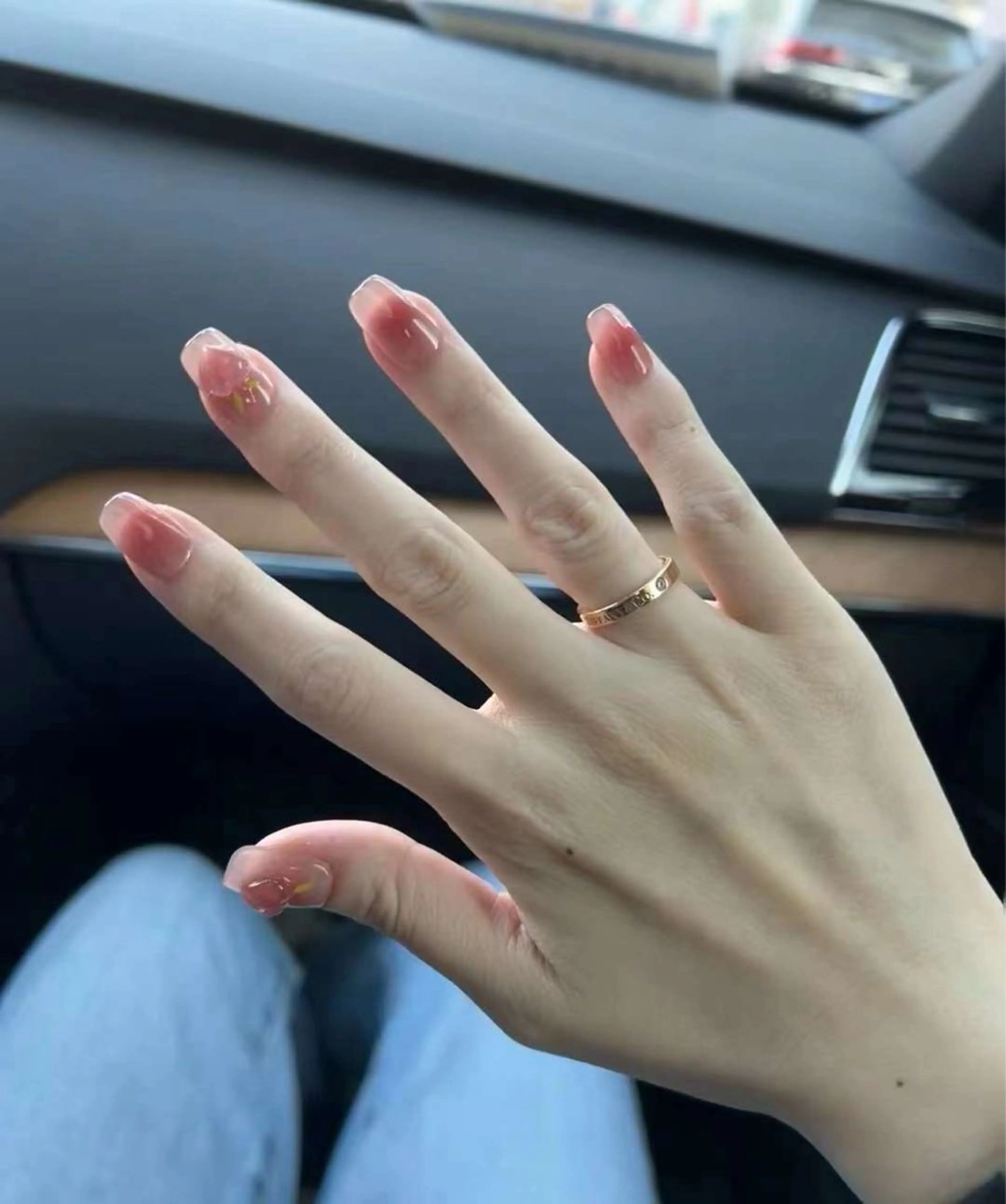 ネイル フットネイル フレンチネイル ジェルネイル ゴージャス ハート ハンドネイル MoonNail ユリ🌸のネイルデザイン
