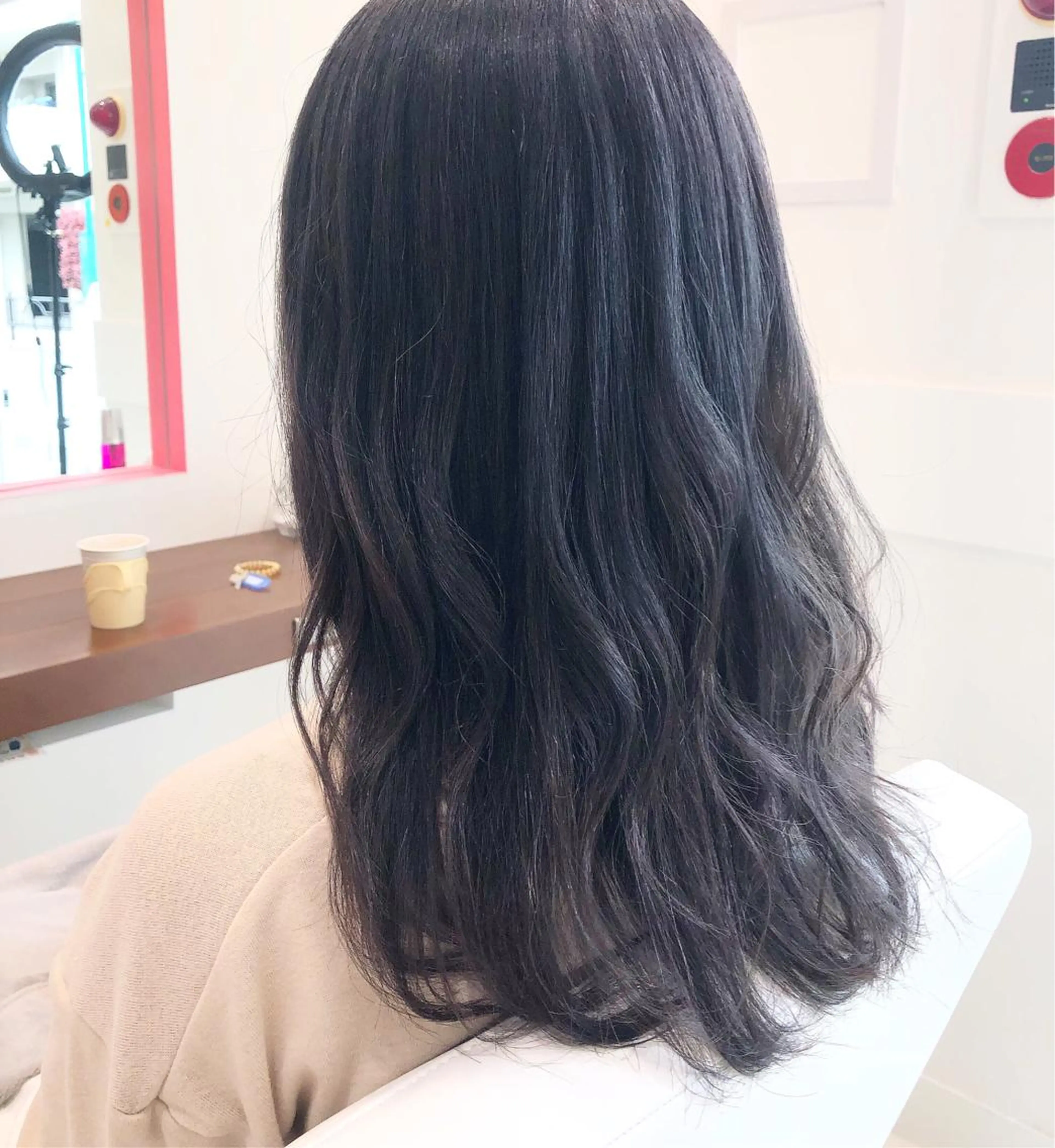 ロング ヘアカラー sano sayakaのヘアスタイル