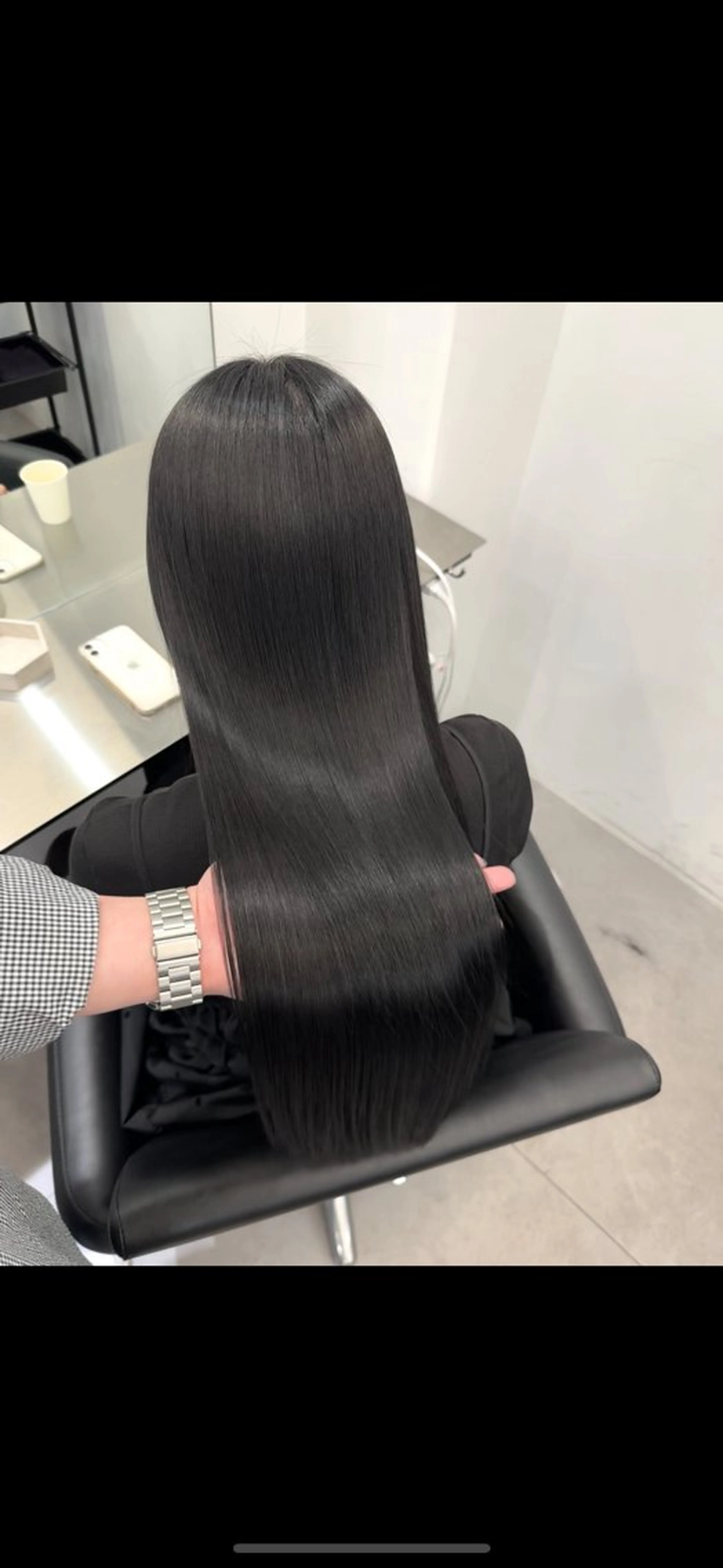 ロング 髪質改善×縮毛矯正 Core 片山健太のヘアスタイル