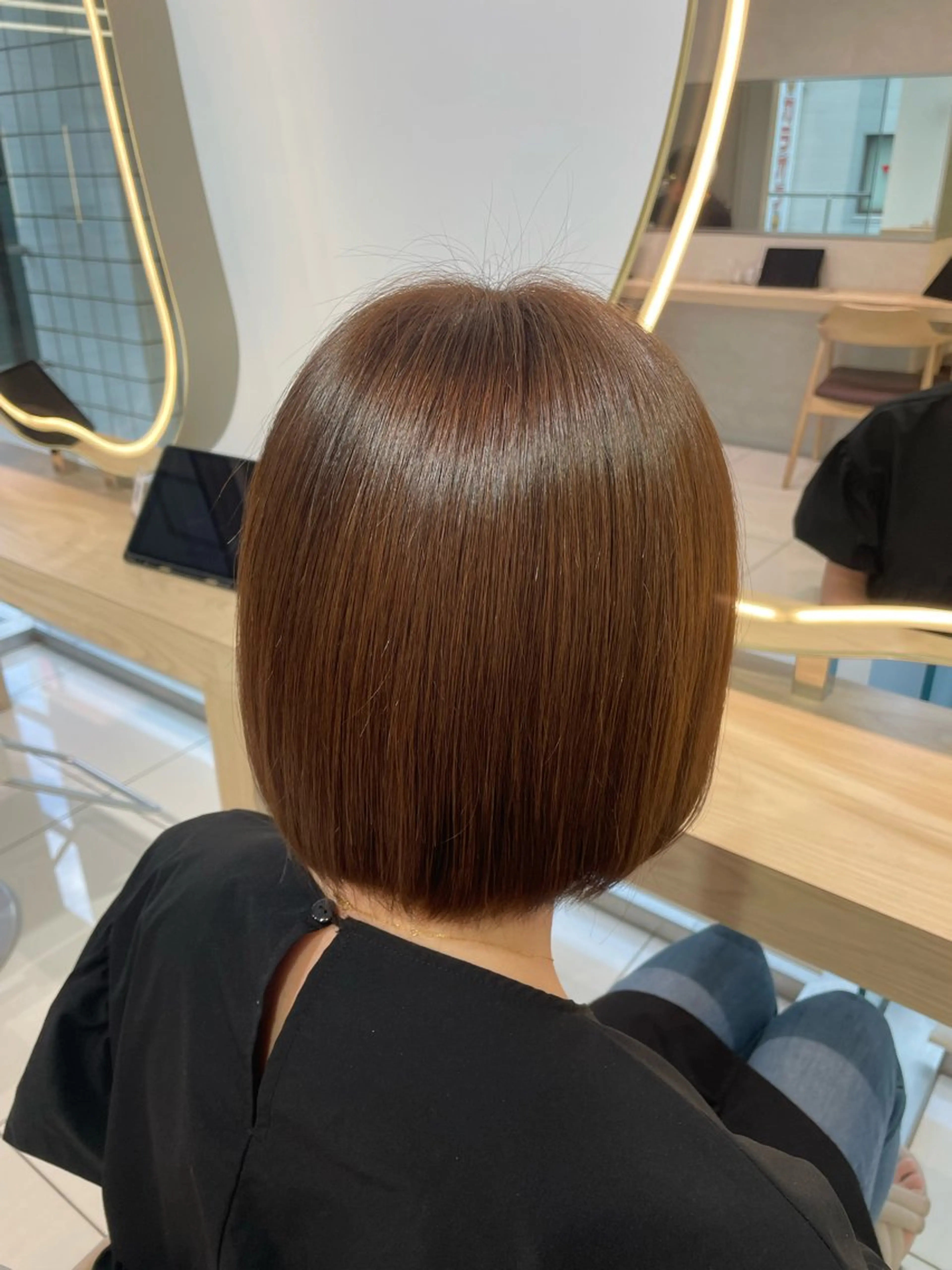 ショート 🔮韓国スタイル/艶 カラー/あやか🔮のヘアスタイル