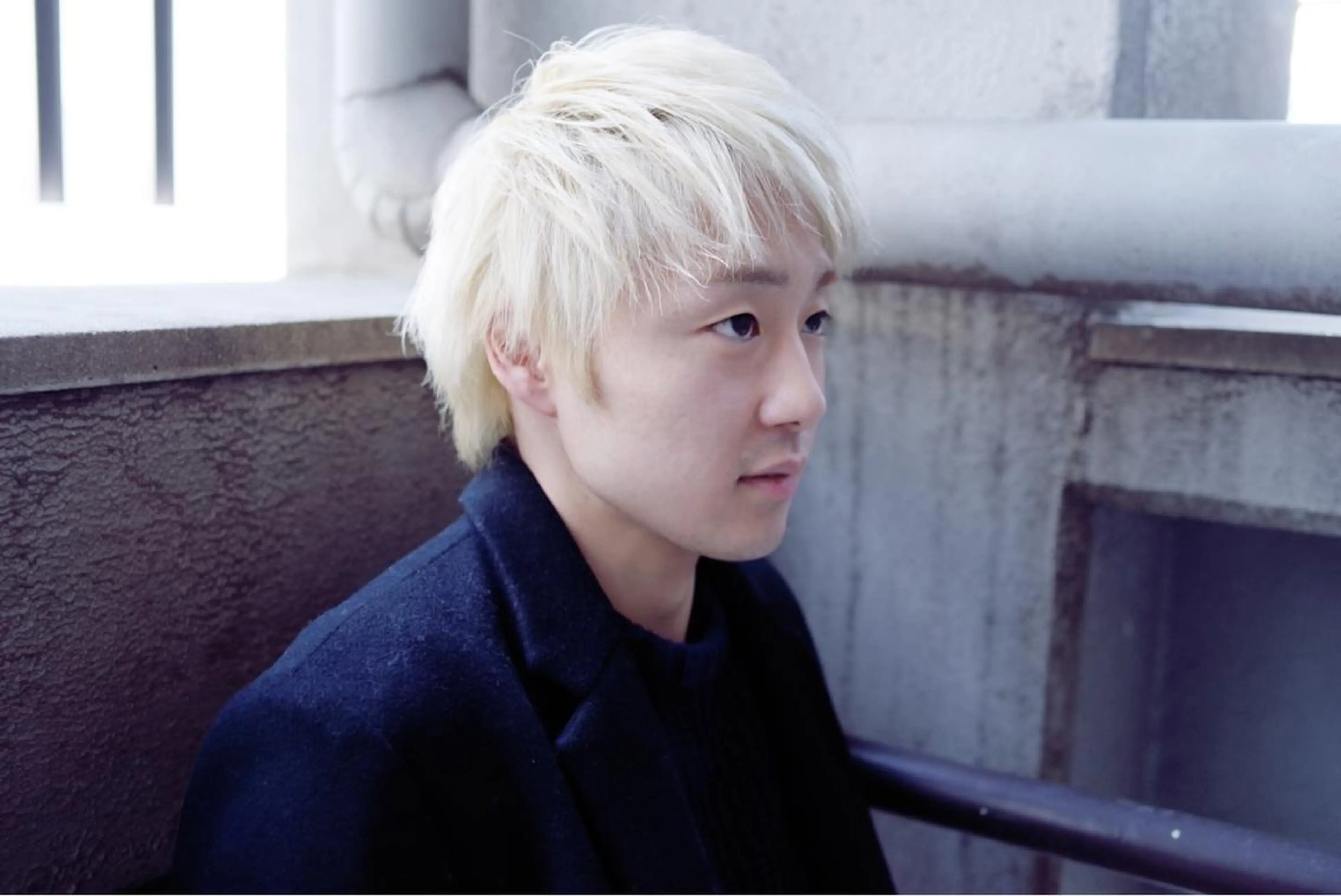 ショート ミディアム カラー メンズ クセ毛お悩みの方 四宮桂佑のヘアスタイル