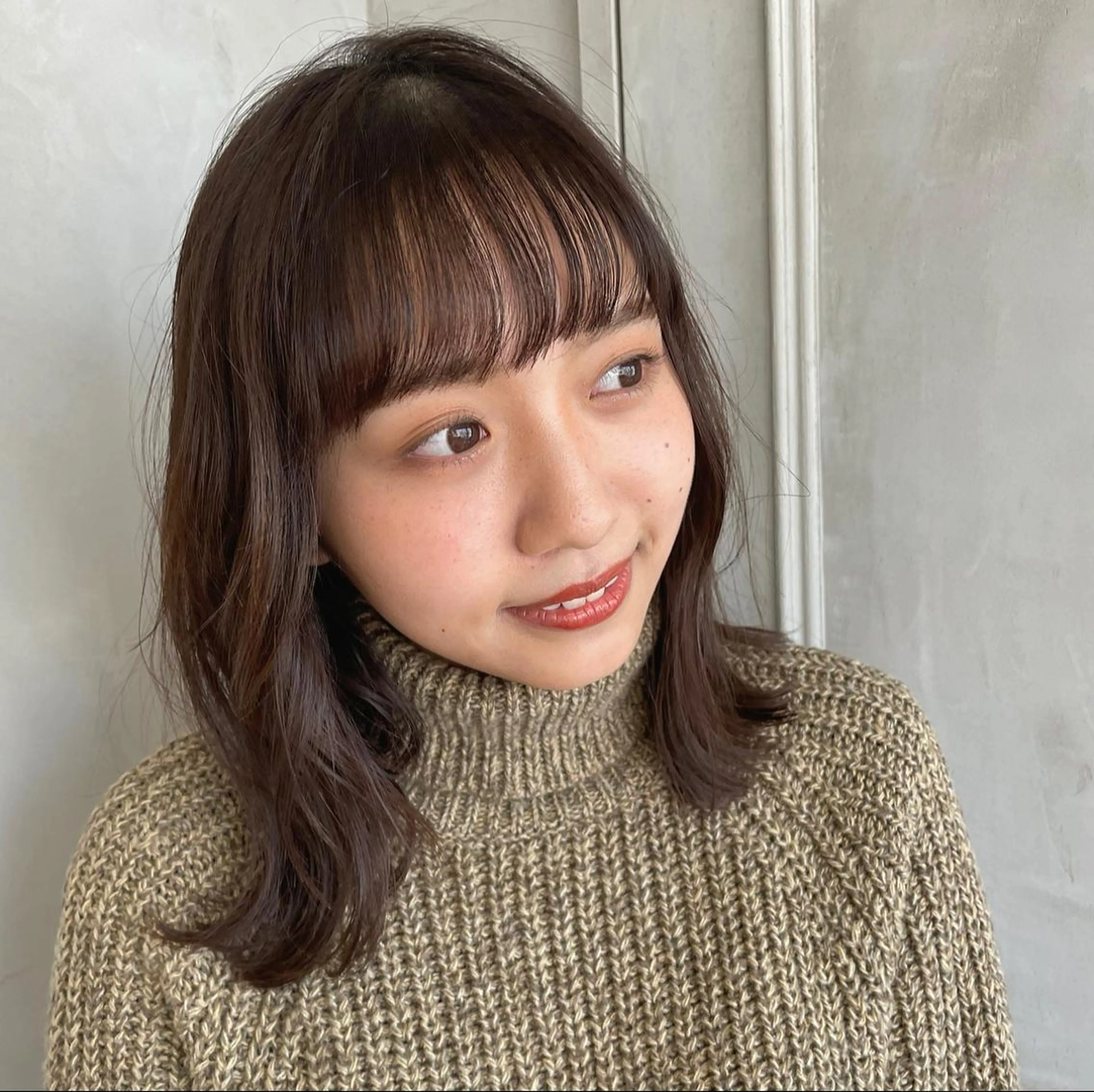 セミロング 矢口 嵩人のヘアスタイル