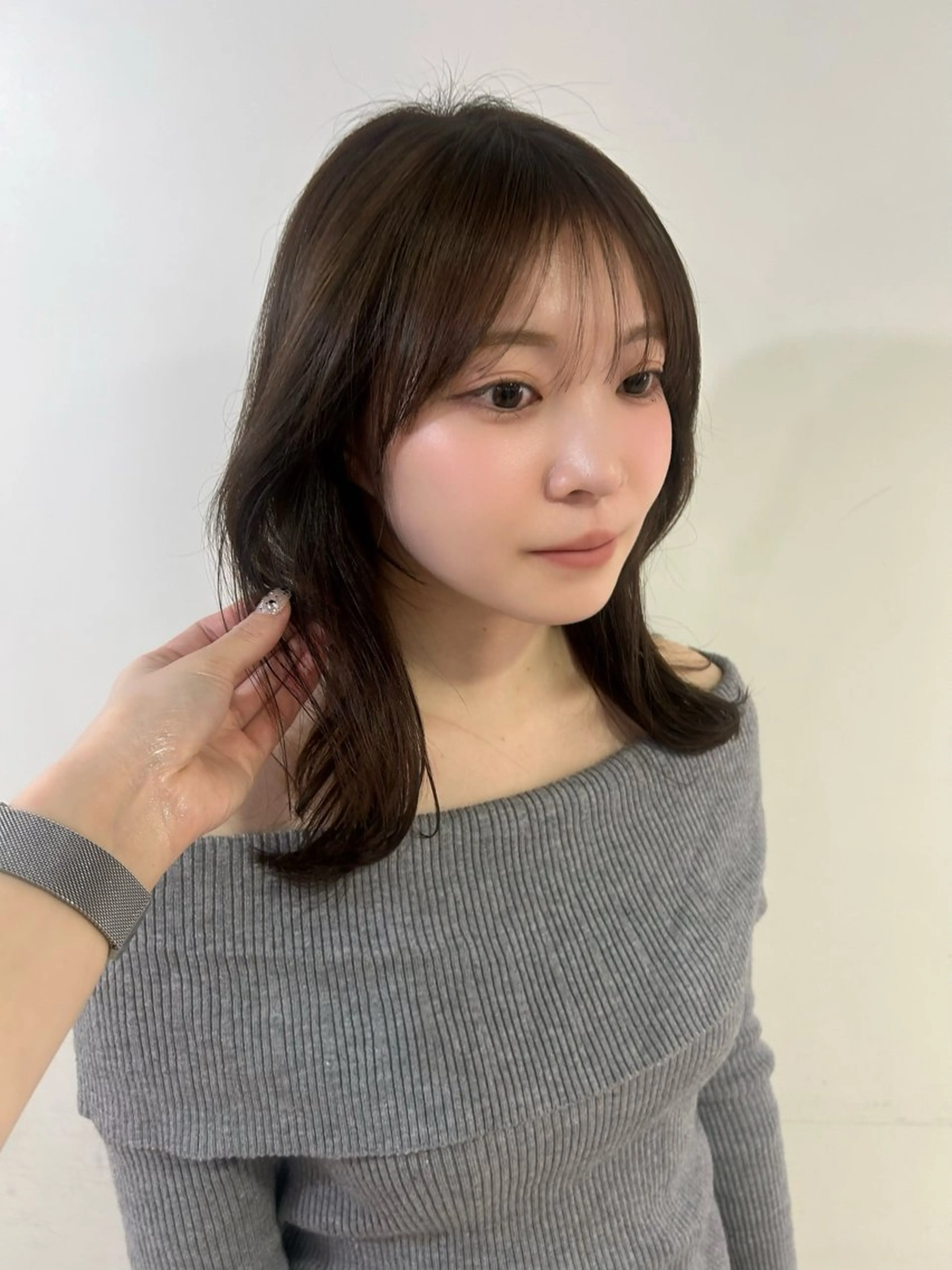 カラー カット ヘアカラー トリートメント 似合わせ透明感カラー ♡サツキのヘアスタイル