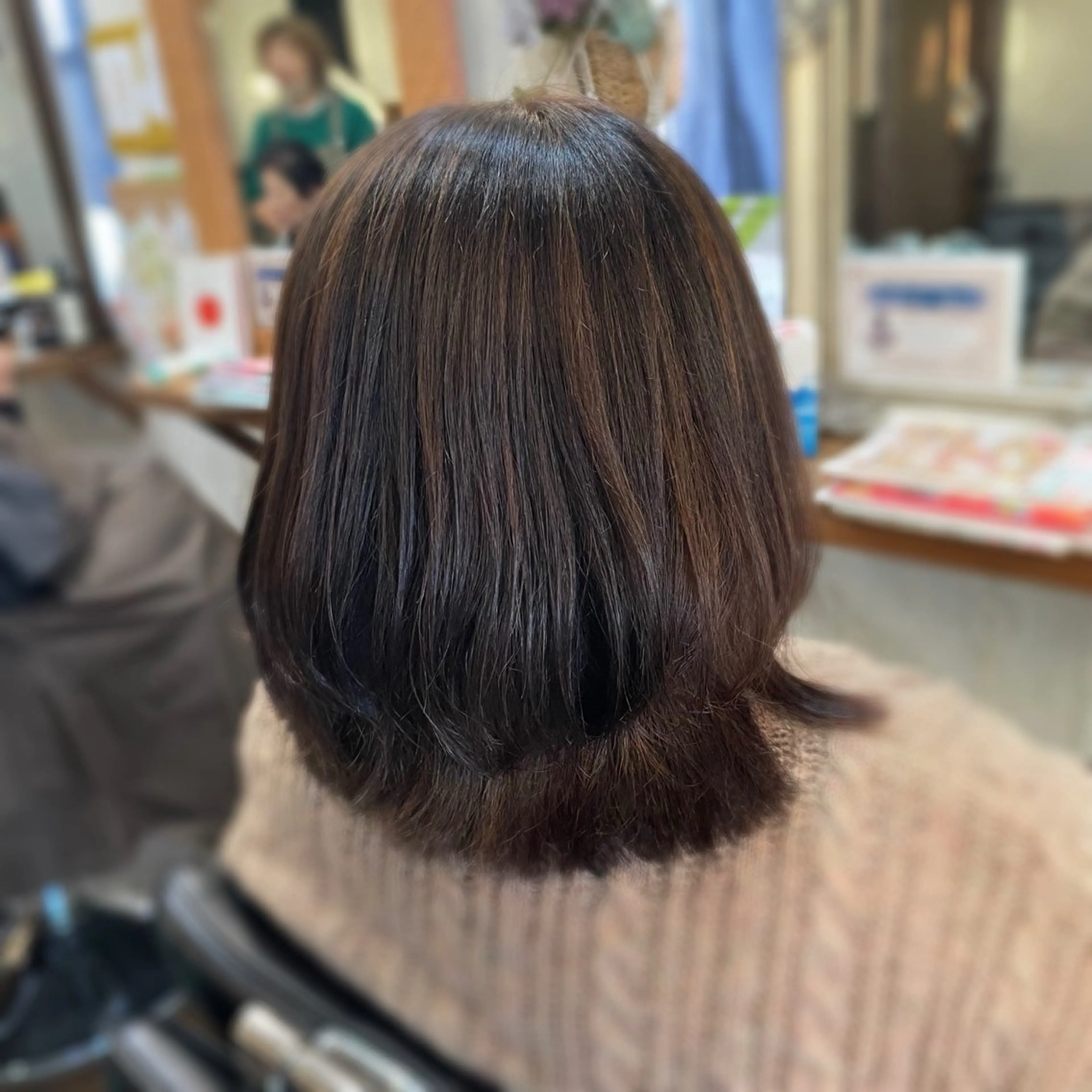 ミディアム カラー ヘアカラー 梶田 楓子のマツエク・マツパデザイン