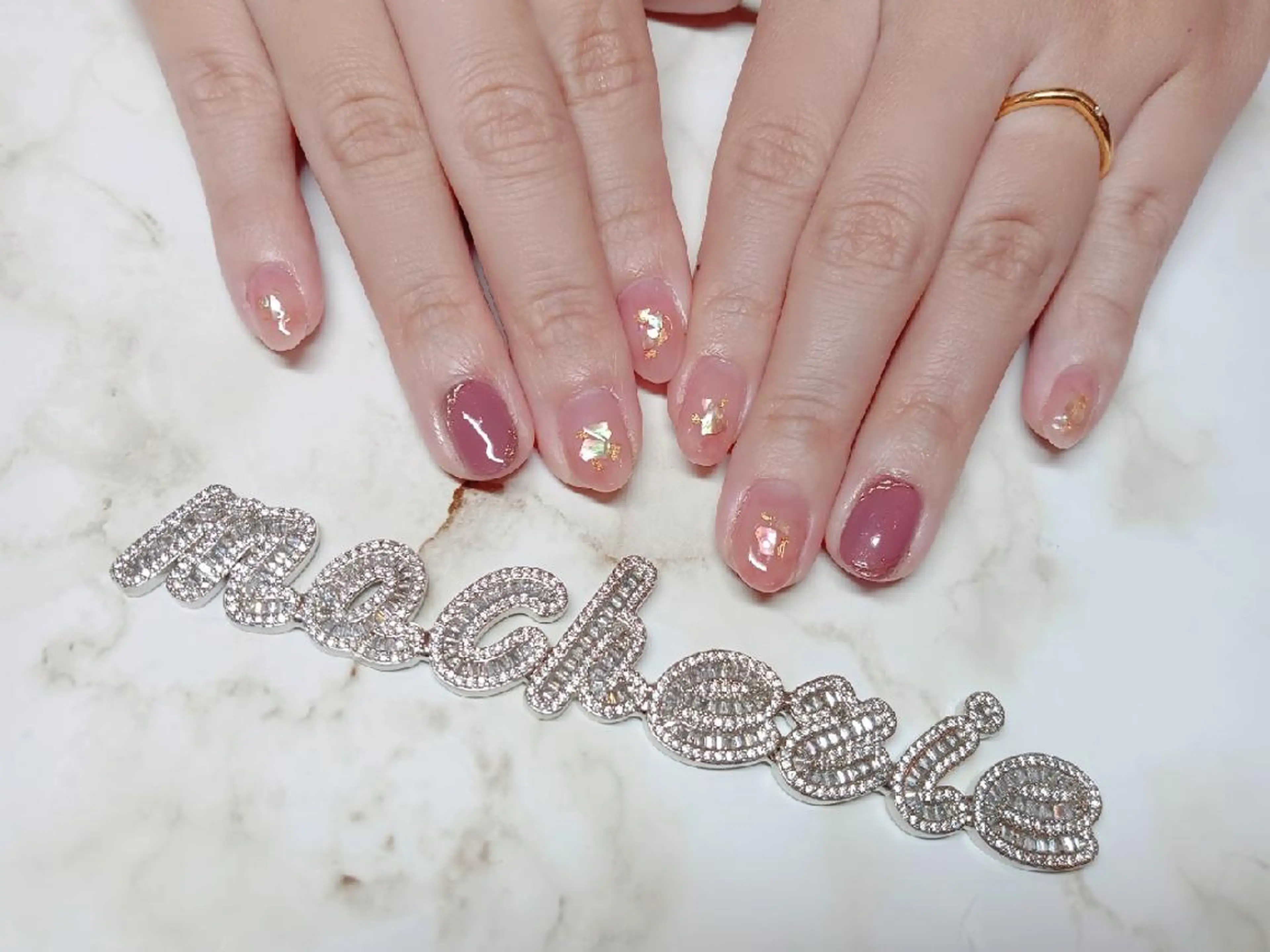 ネイル キラキラネイル ハンドネイル Nail Salon macherieのネイルデザイン