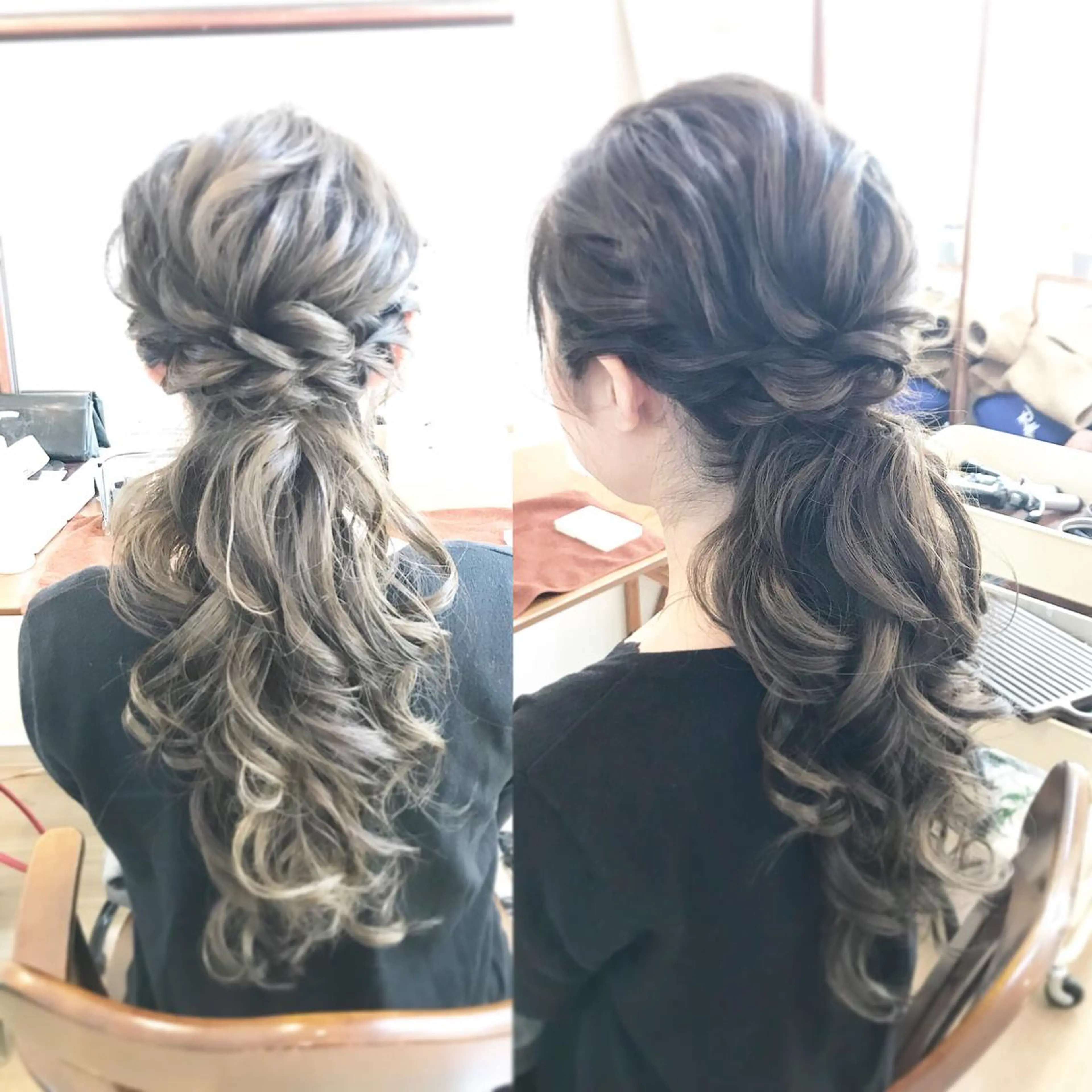 ロング ヘアアレンジ 早朝✨ヘアセット/ 着付け/清水玲歌のヘアスタイル