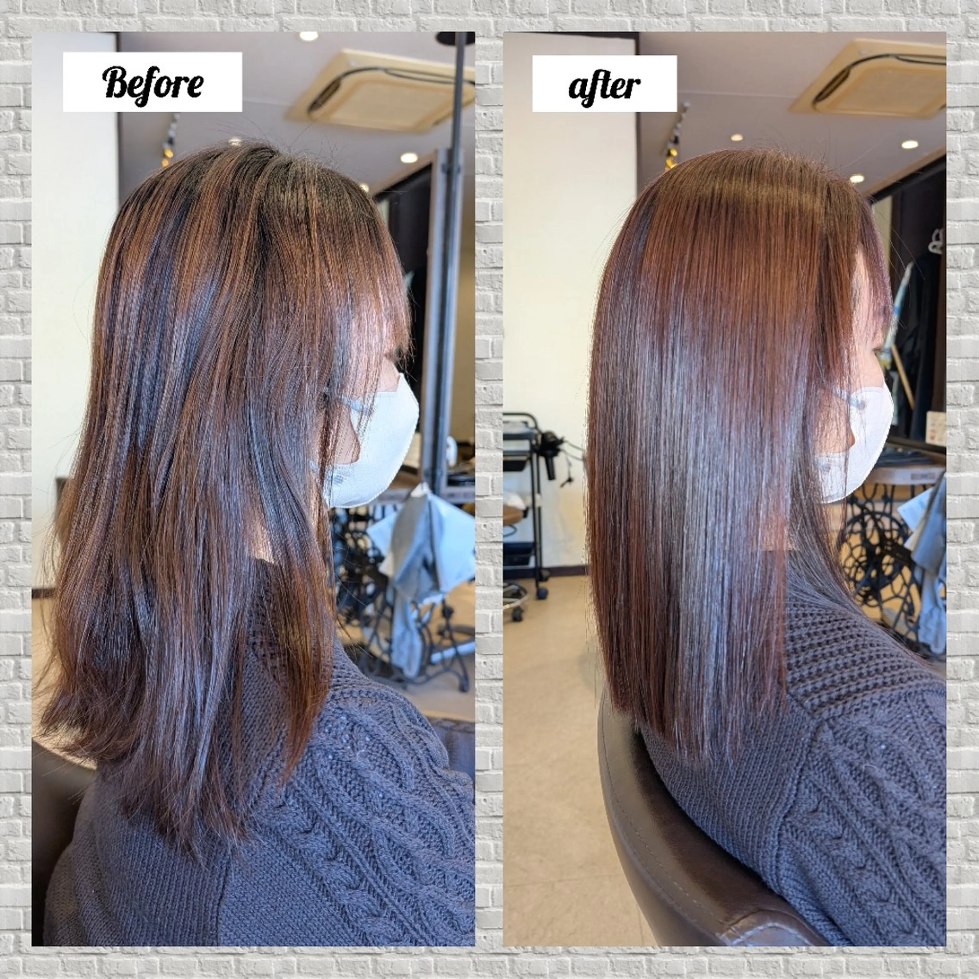 カラー カット ヘアカラー トリートメント 吉田 彩のヘアスタイル