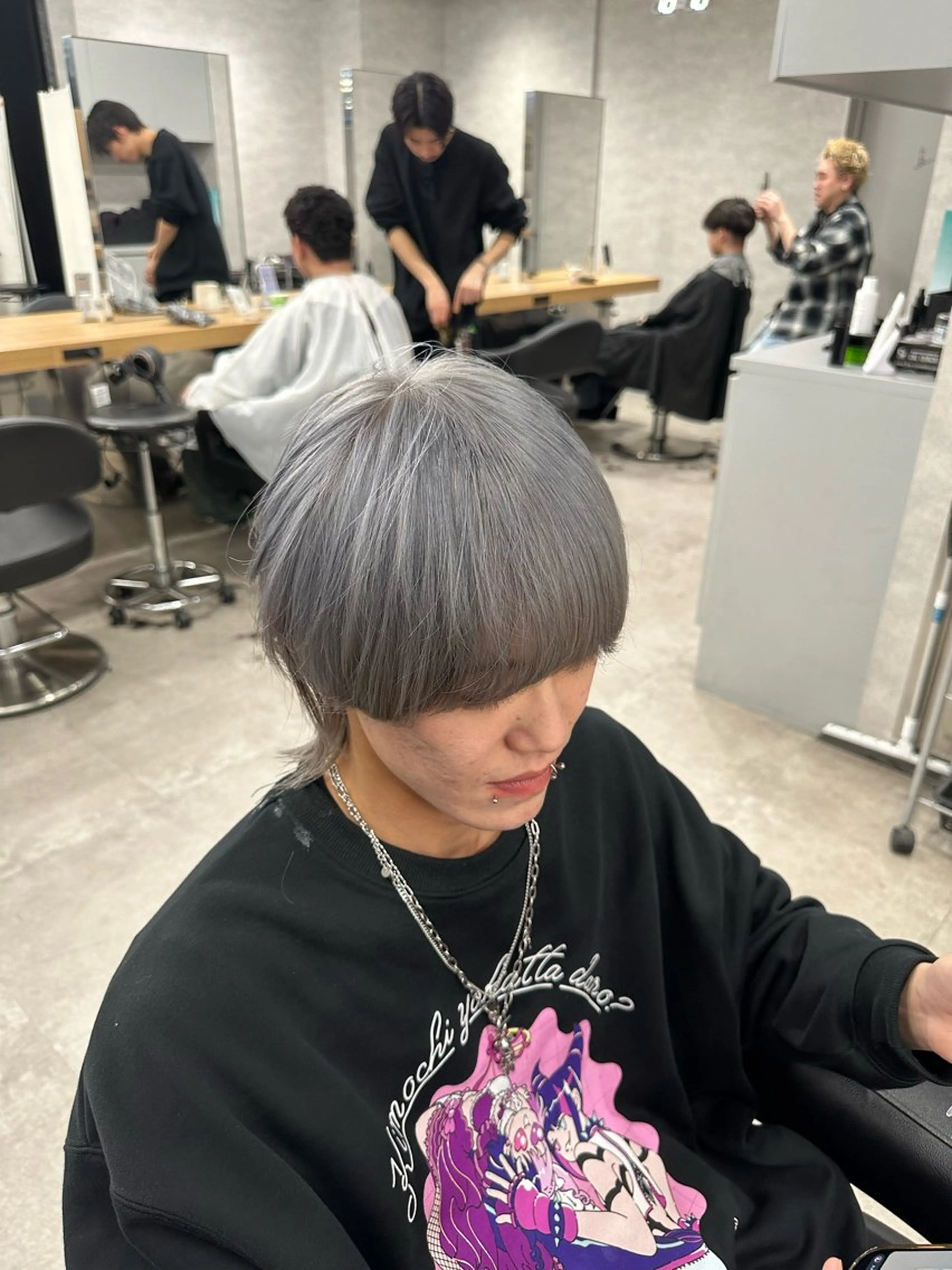 メンズ メンズハイトーン 韓国ヘア忠実再現/ 韓国ヘア/tomoのヘアスタイル