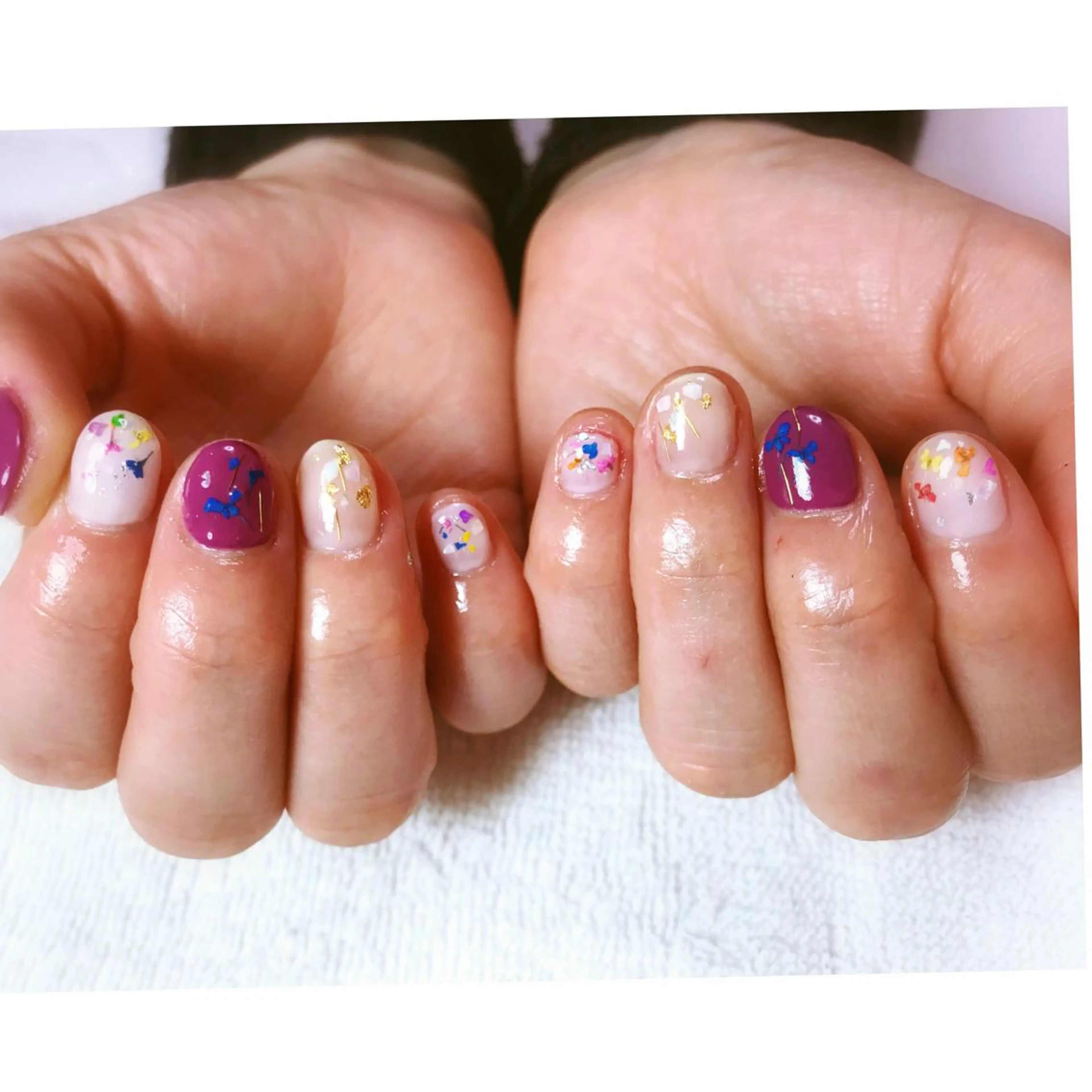 ネイル ショートネイル 春ネイル Era nailのネイルデザイン