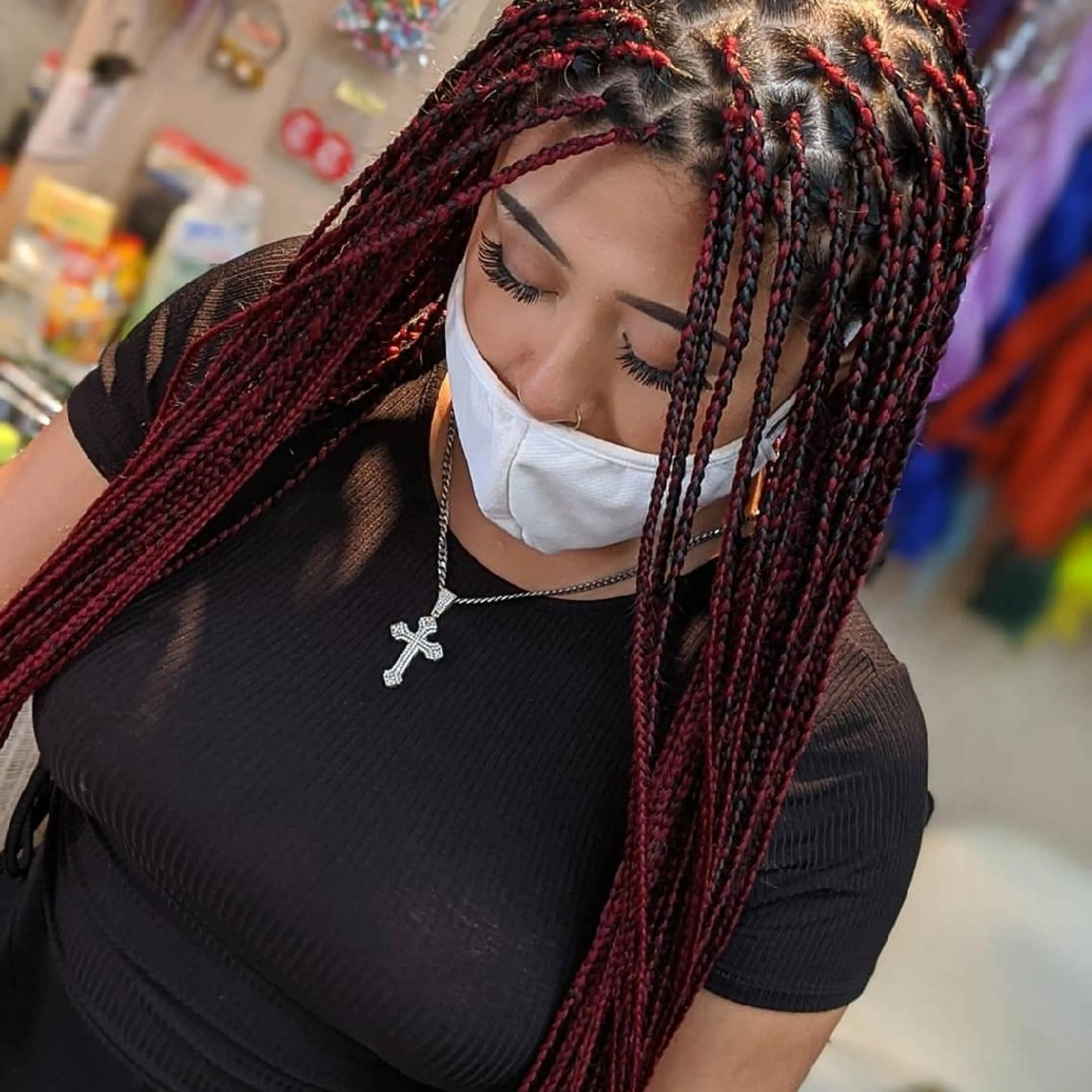 ロング ヘアアレンジ ロング エクステ scamp ★のヘアスタイル