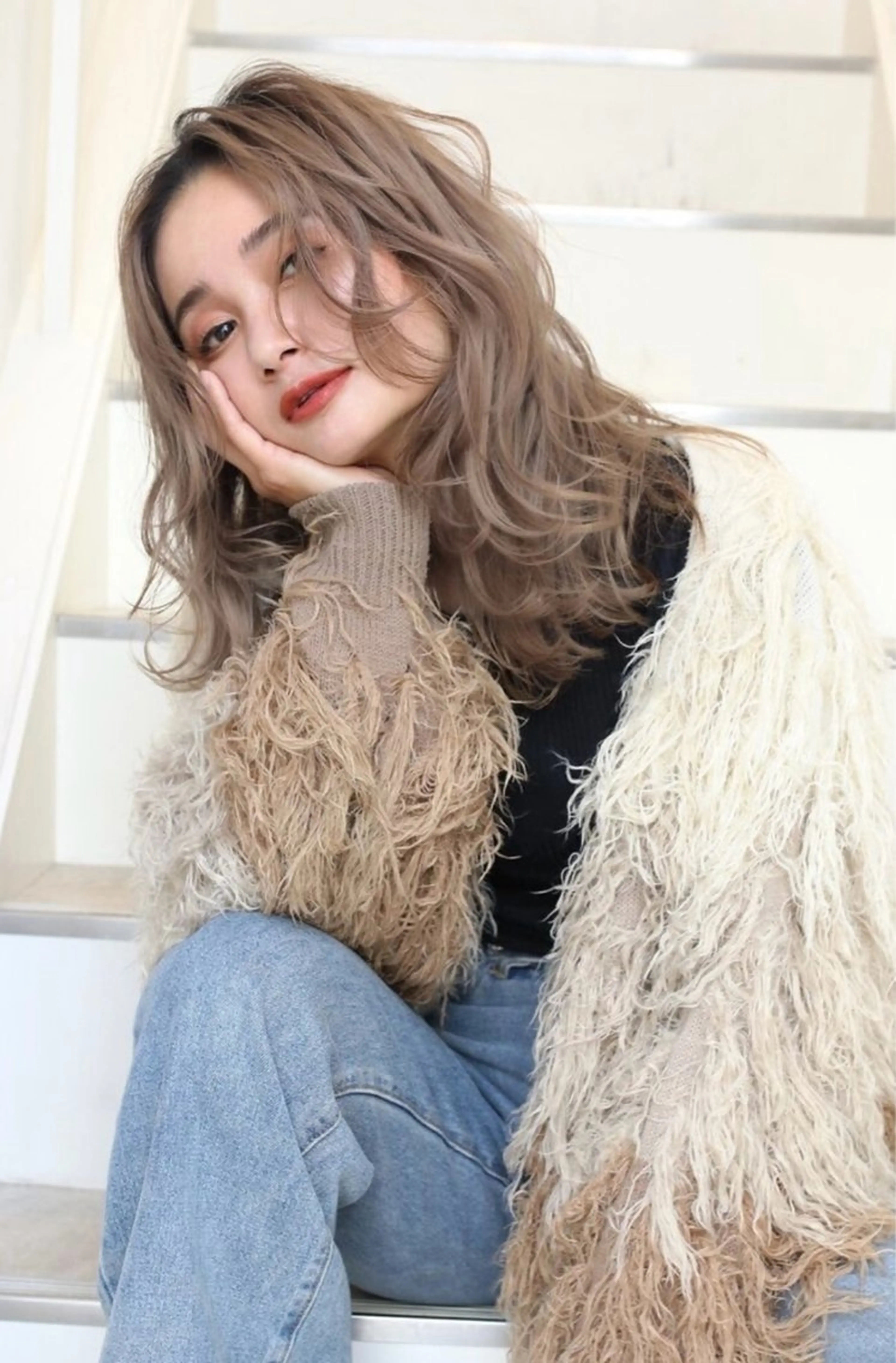 セミロング ヘアカラー WiLL 梶岡日菜 /メンズカット✂️のヘアスタイル