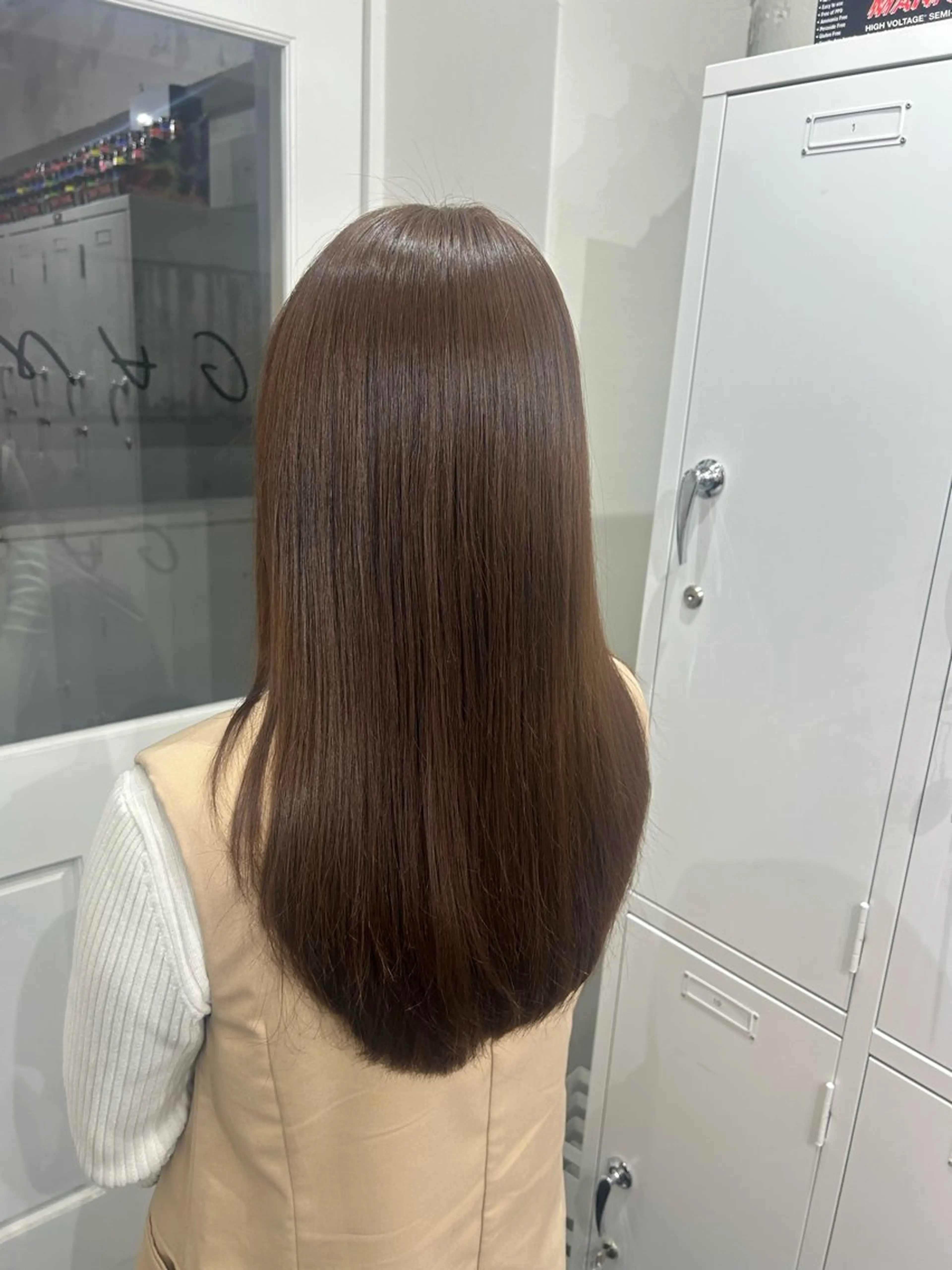 セミロング ブリーチ 🎀 エクステ ♡さや♡のヘアスタイル