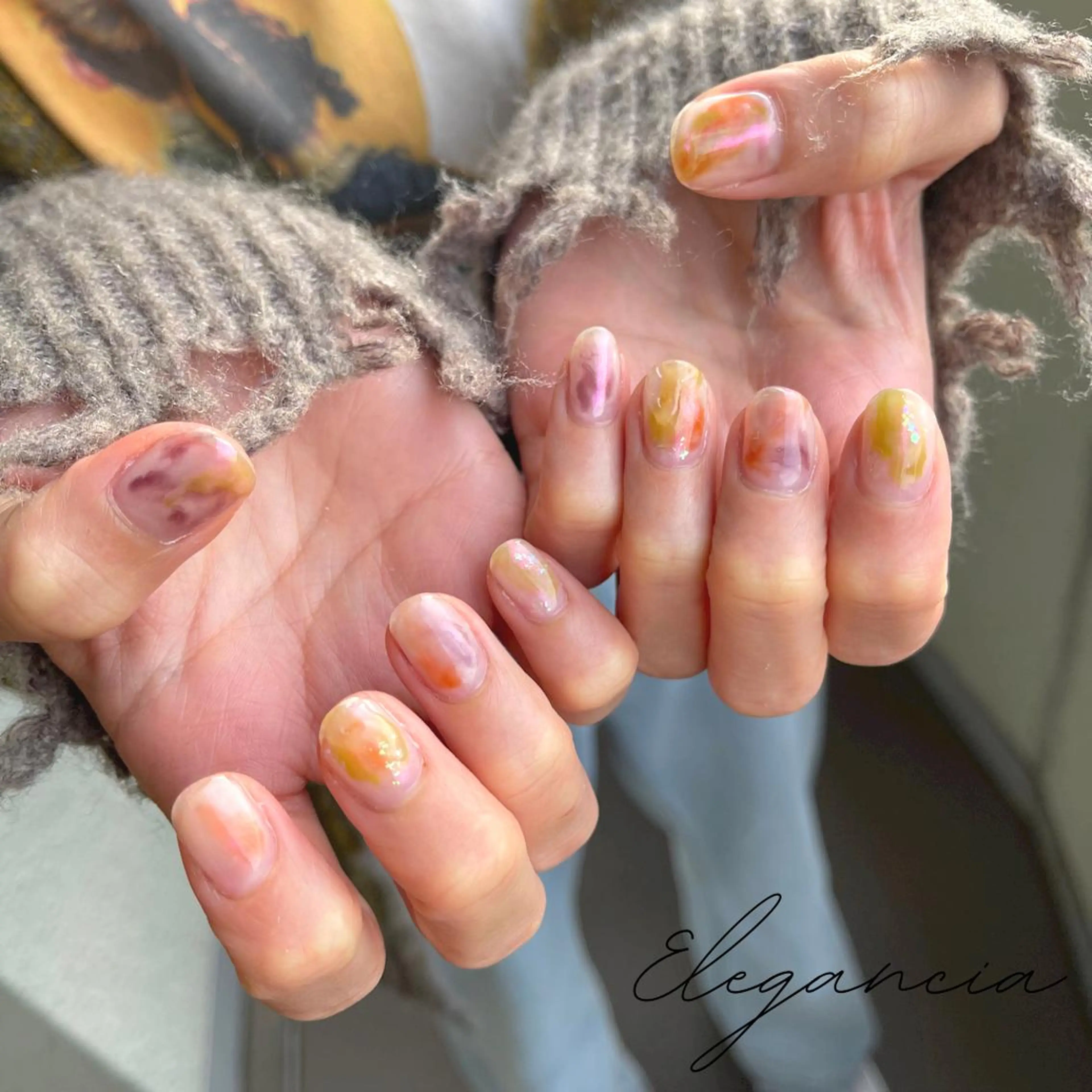 カラー ネイル ハンドネイル Elegancia. Hiromiのネイルデザイン