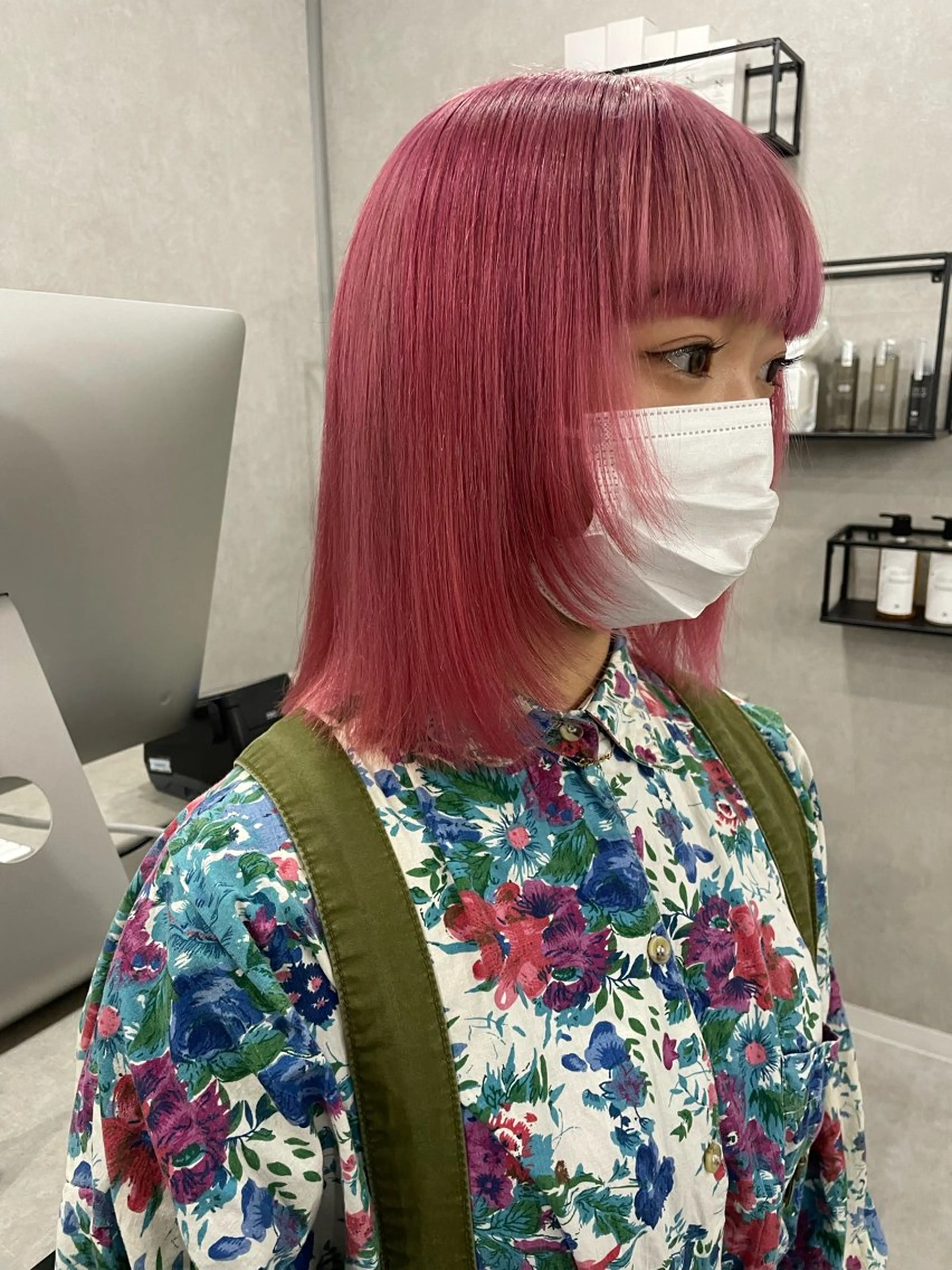 ミディアム 梅田韓国ヘア kiara🩷彡のヘアスタイル