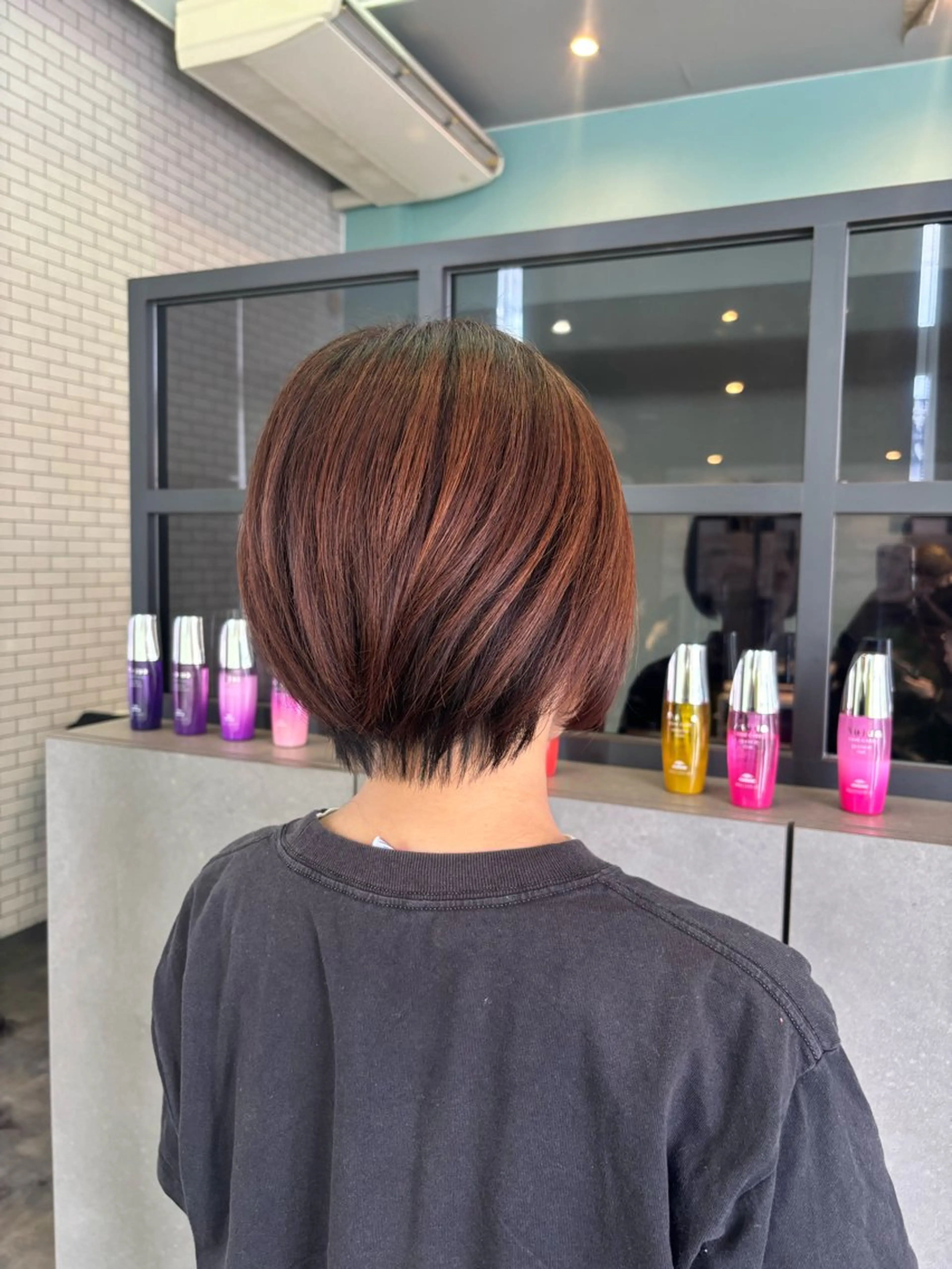 ショート ショートボブ ボブ ショートヘア カット 古田 穂香/似合わせカラーのヘアスタイル