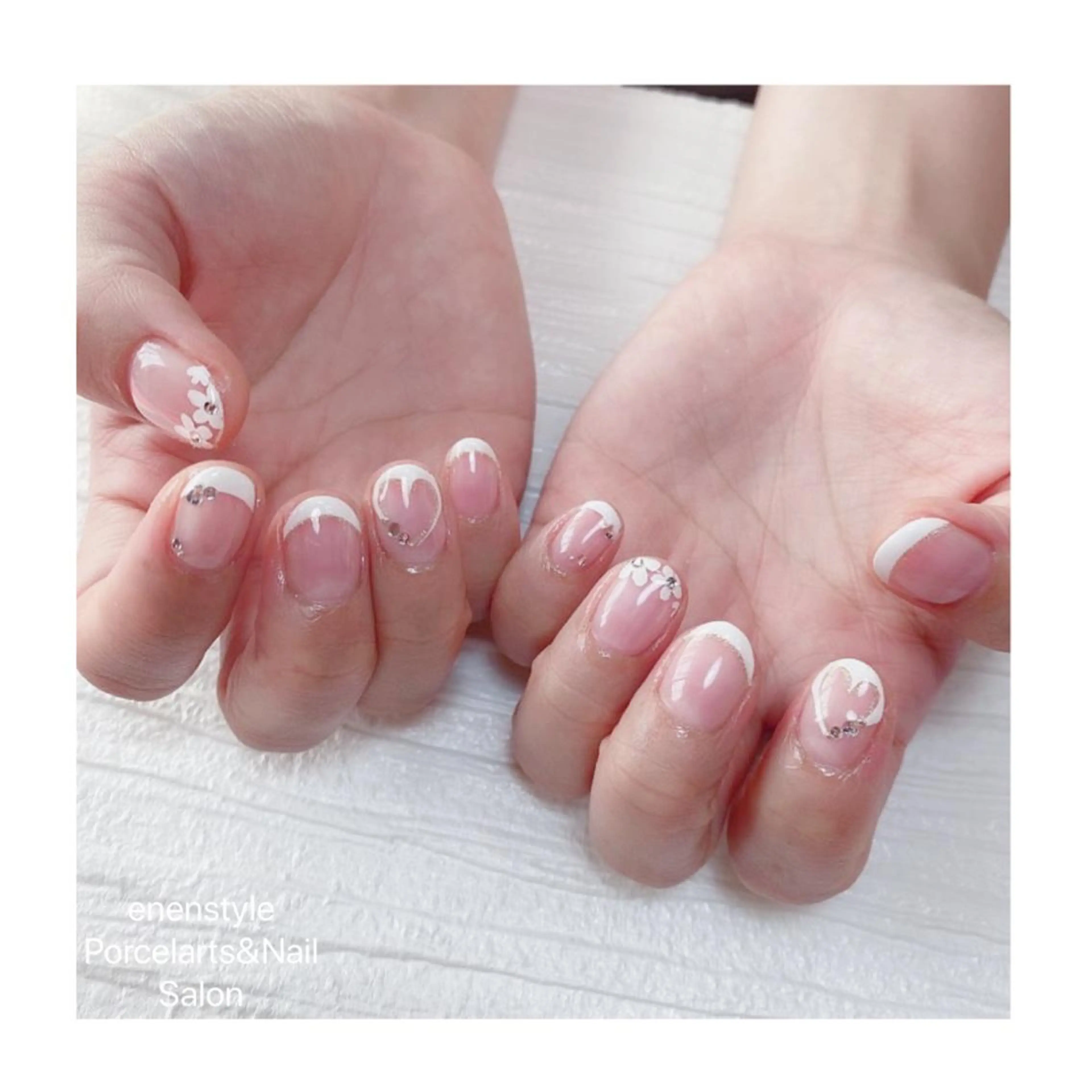 ミディアム ネイル ハンドネイル 👑enen style👑のネイルデザイン