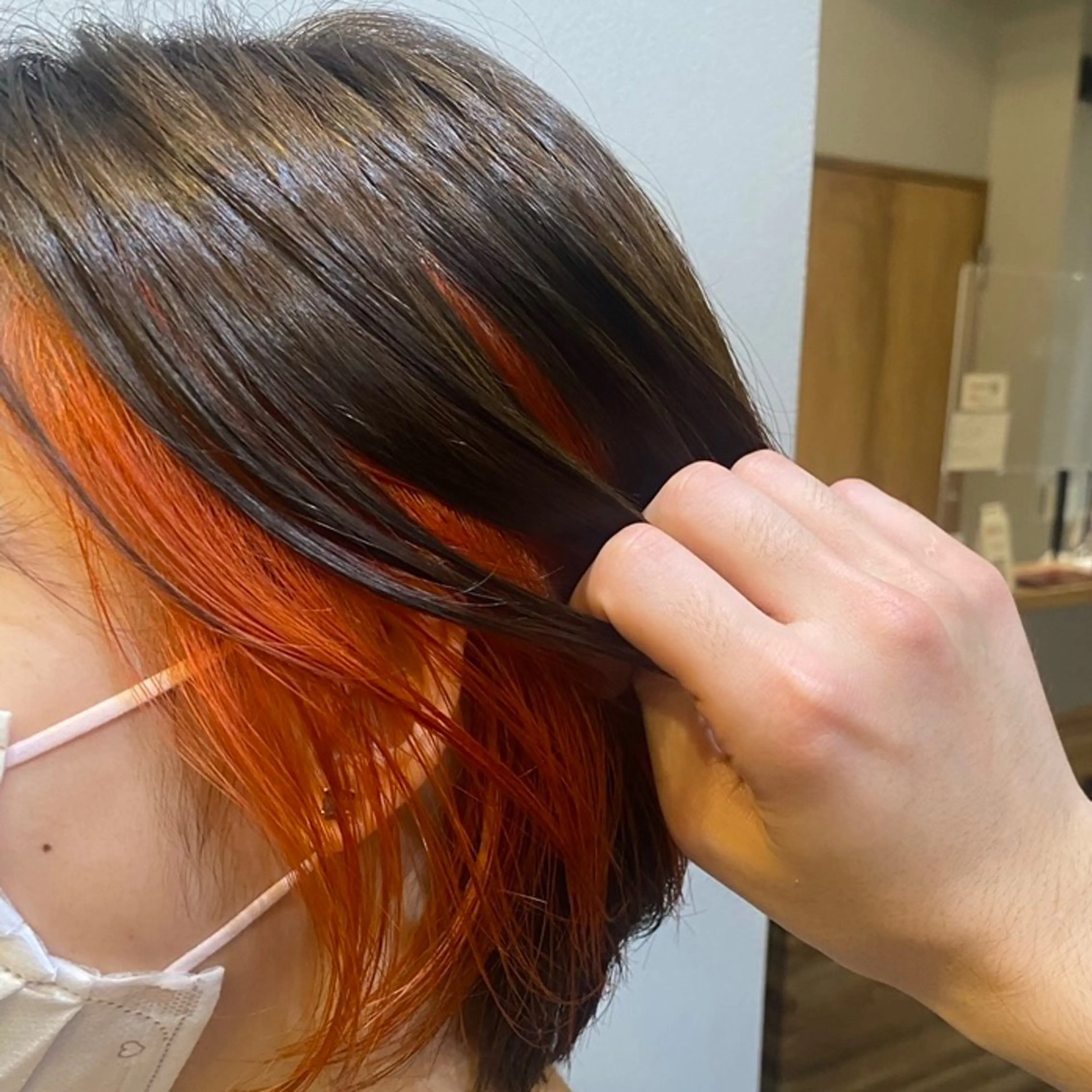 ショート カラー ブリーチ ハイトーンカラー ヘアカラー トリートメント ハイトーン/レイヤー カット/TAKEのヘアスタイル