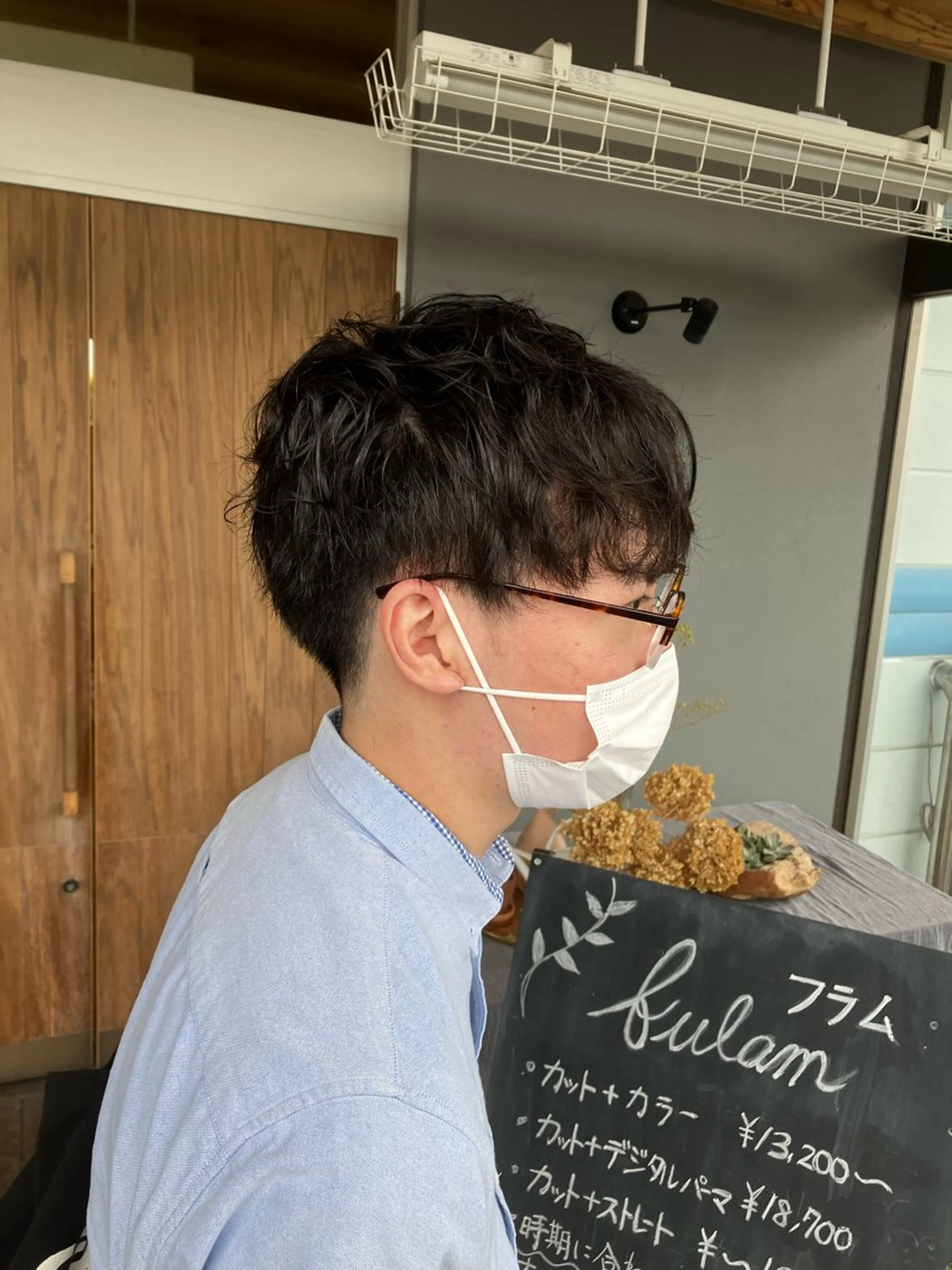 ショート パーマ メンズ メンズパーマ カット パーマ 佐藤 悠生 メンズパーマ.カットのヘアスタイル