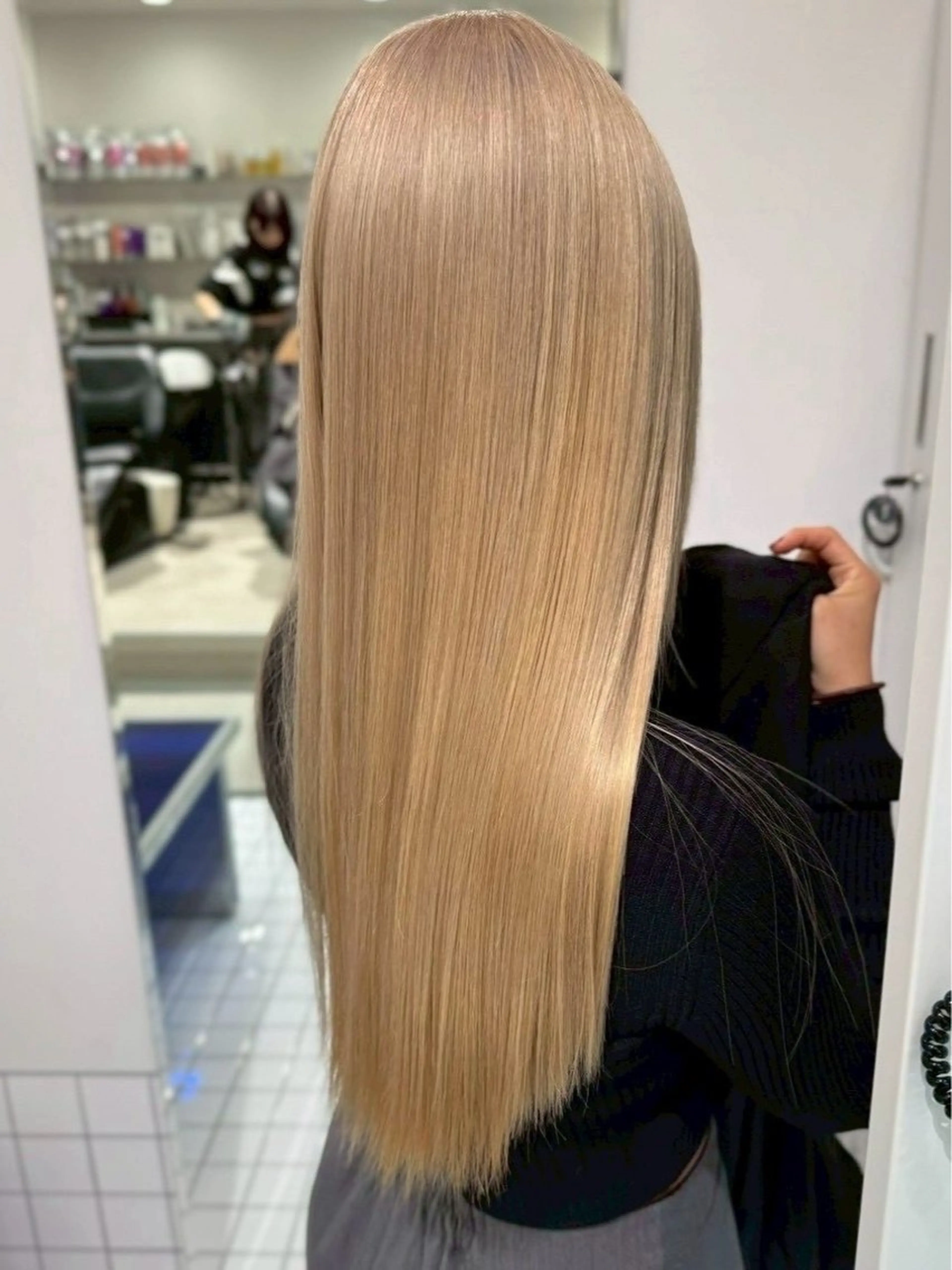 セミロング 大野 翔輝のヘアスタイル