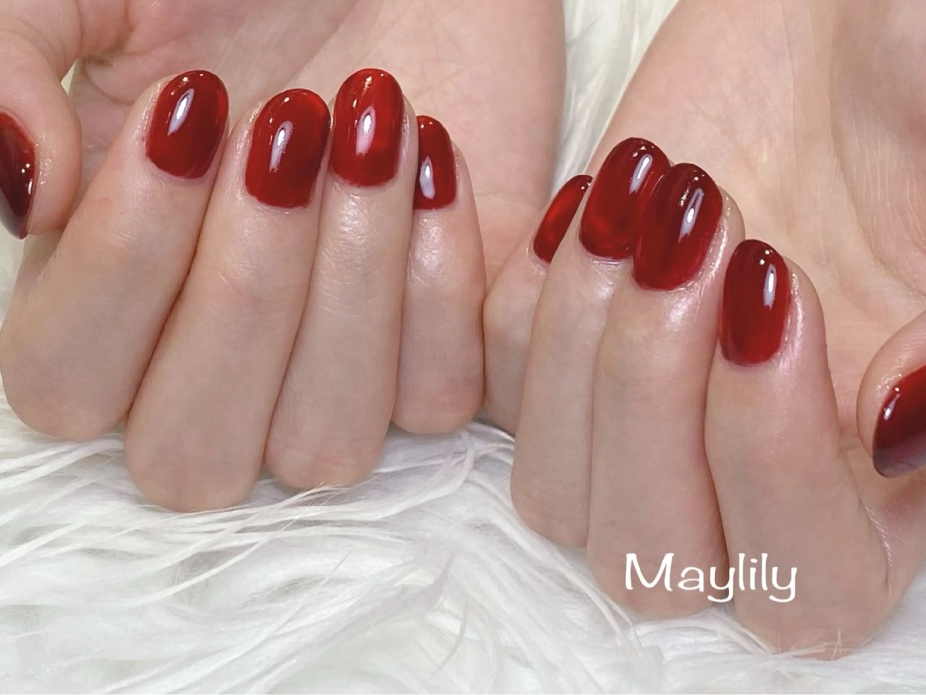 ネイル マグネットネイル ハンドネイル Nail salon Maylilyのネイルデザイン