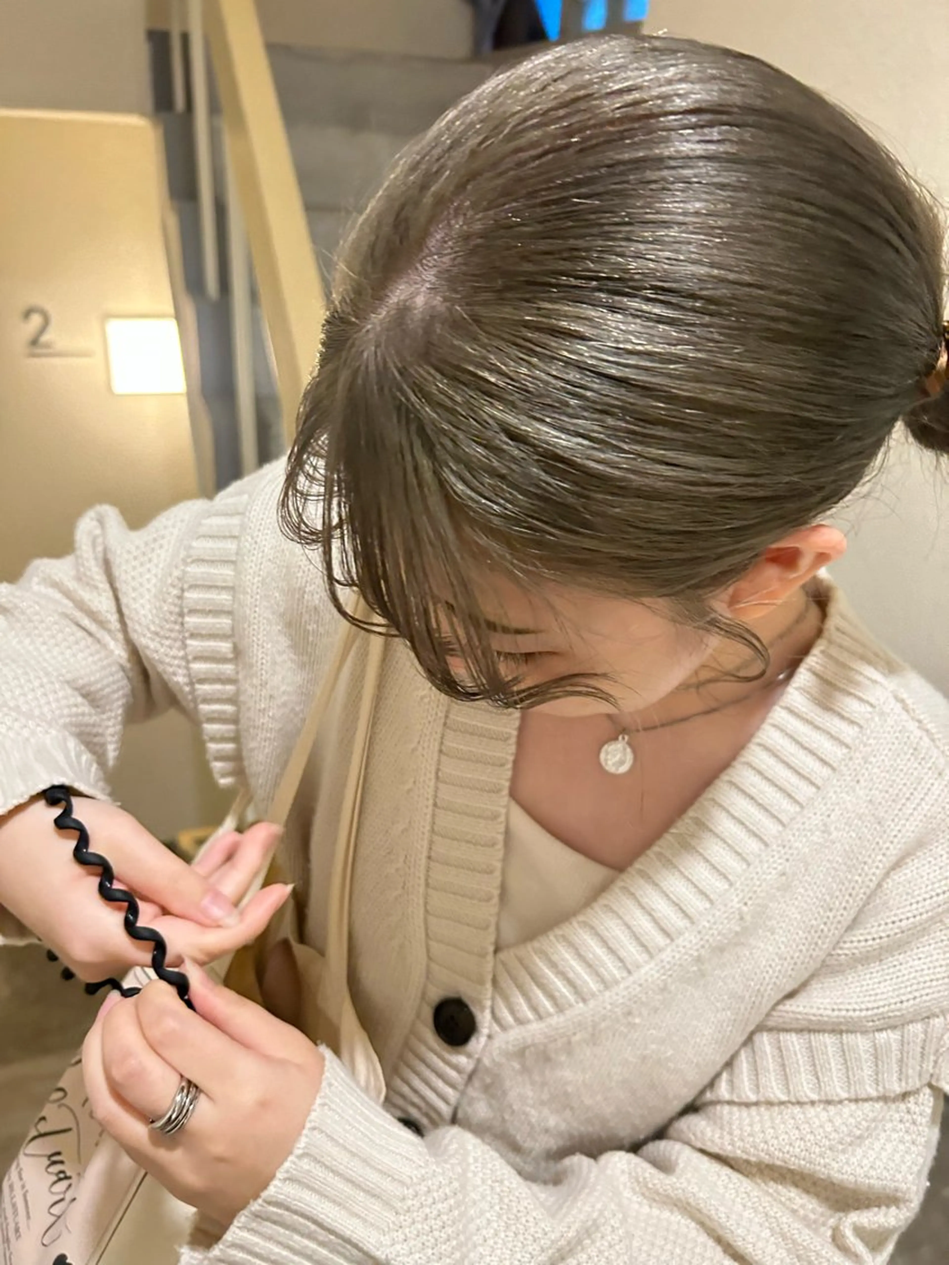 セミロング hakubo-薄暮-所属・薄暮 マツイ　レンのヘアスタイル