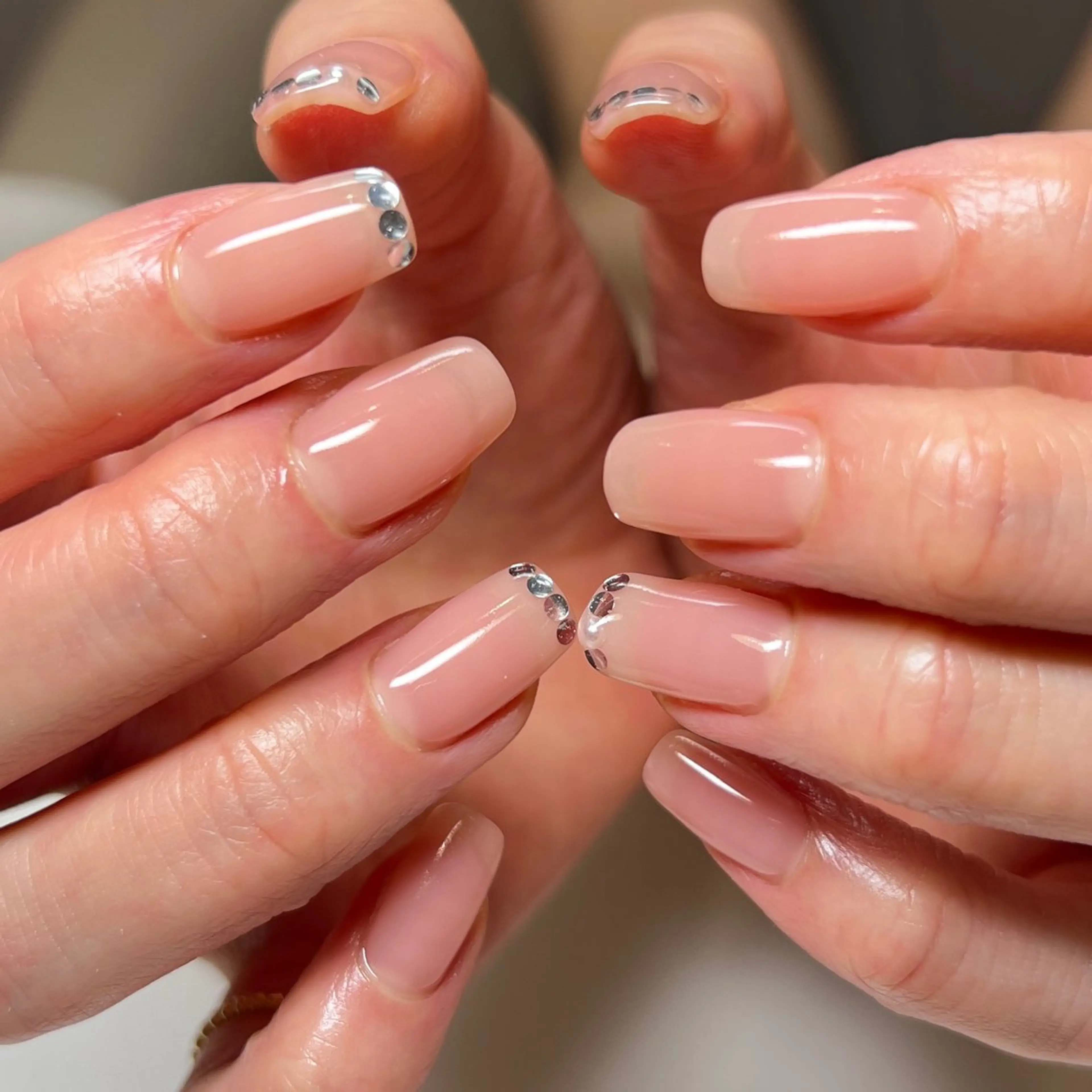 ネイル アートネイル 持ち込み ニュアンスネイル オフィスネイル ワンカラーネイル ハンドネイル REHTOF |朝7時Open☀️のネイルデザイン