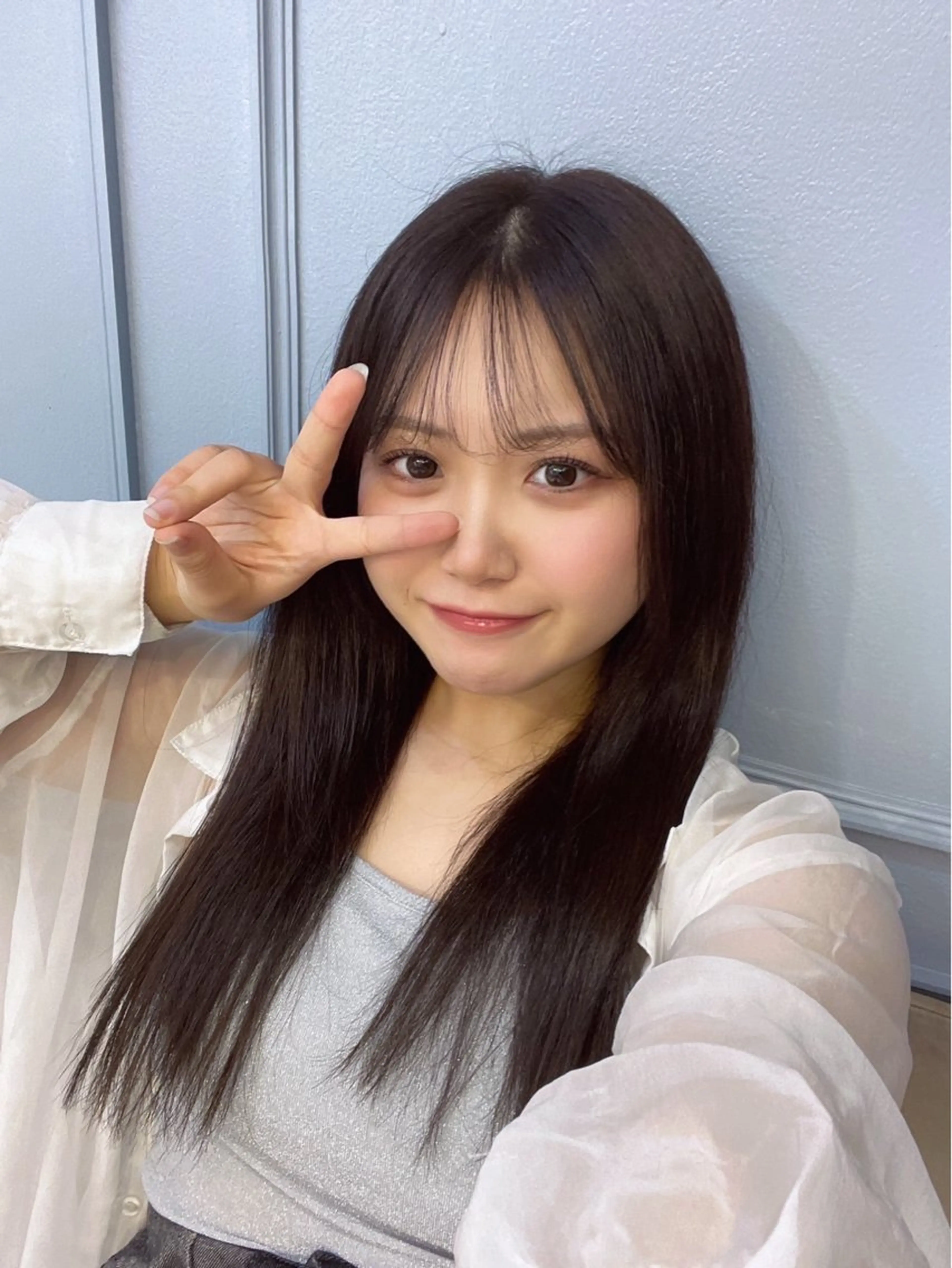 ロング カラー ベージュカラー ブリーチ ケアブリーチ 透明感カラー デザインカラー ヘアカラー トリートメント ヘッドスパ 渋谷ハイトーン/髪質 改善/かすが🪽🫧のヘアスタイル