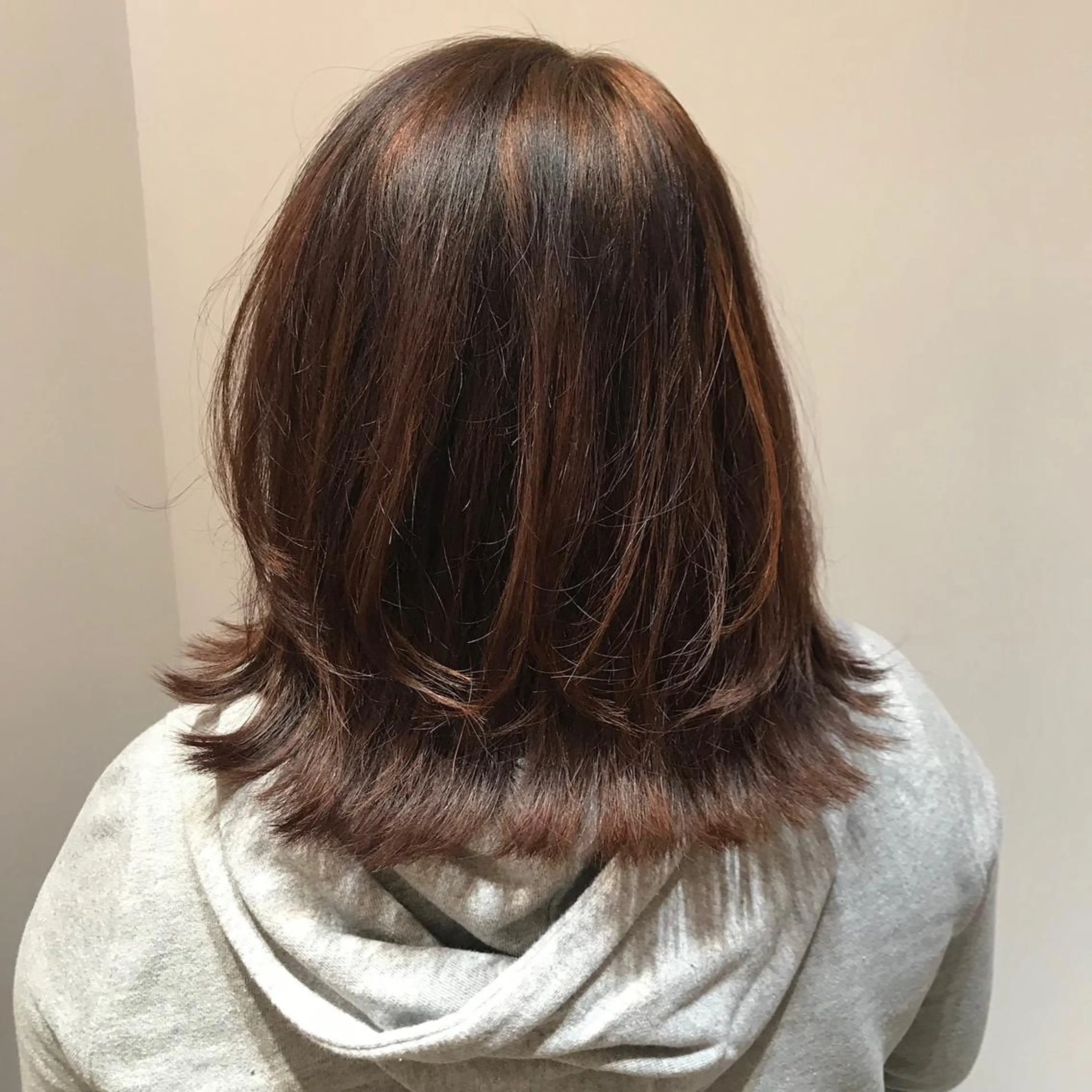 ミディアム カラー 韓国スタイル🇰🇷 annaのヘアスタイル