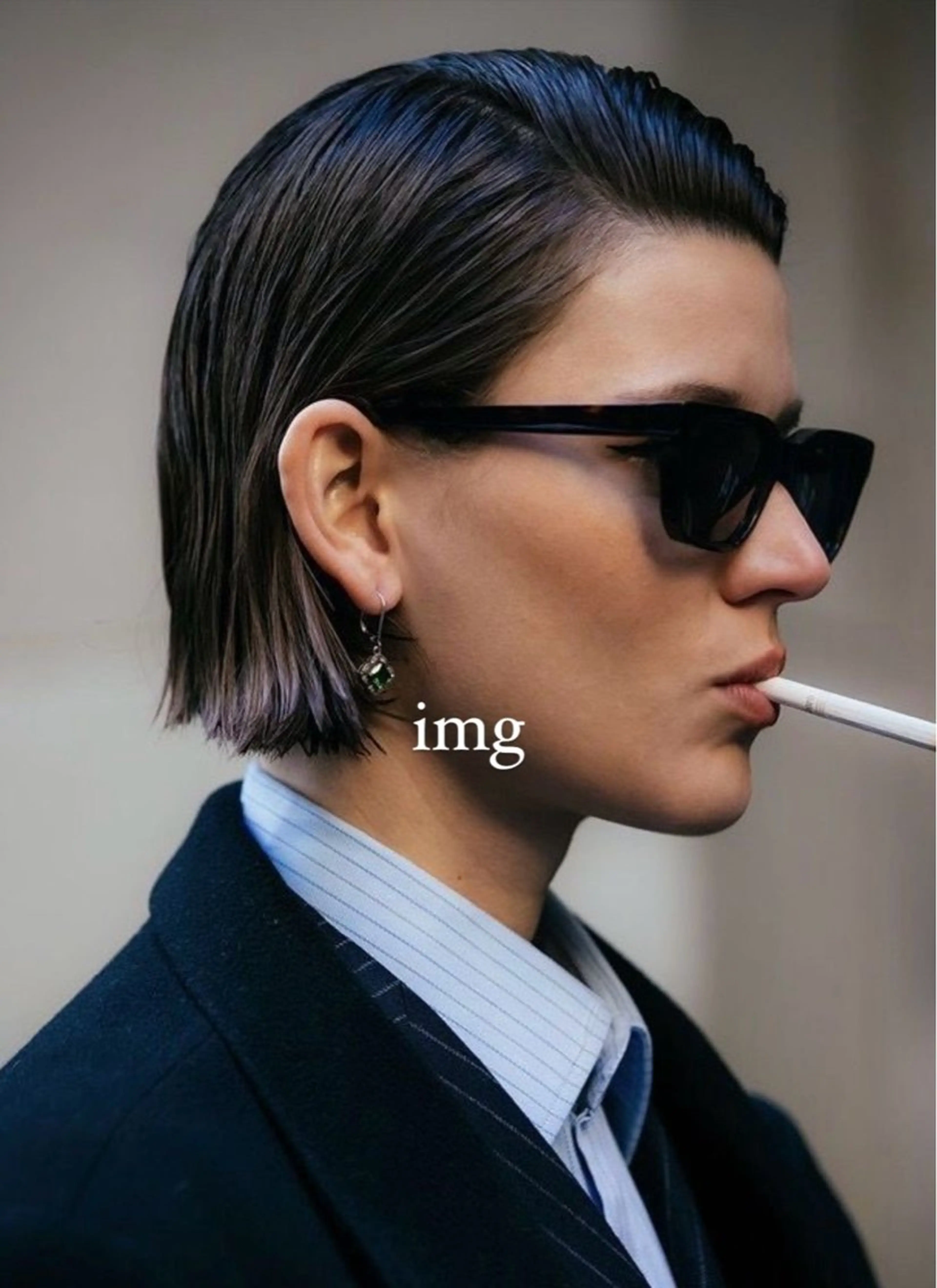 セミロング ボブ HARUKI🏔️/ メンズ/透けブラウンのヘアスタイル