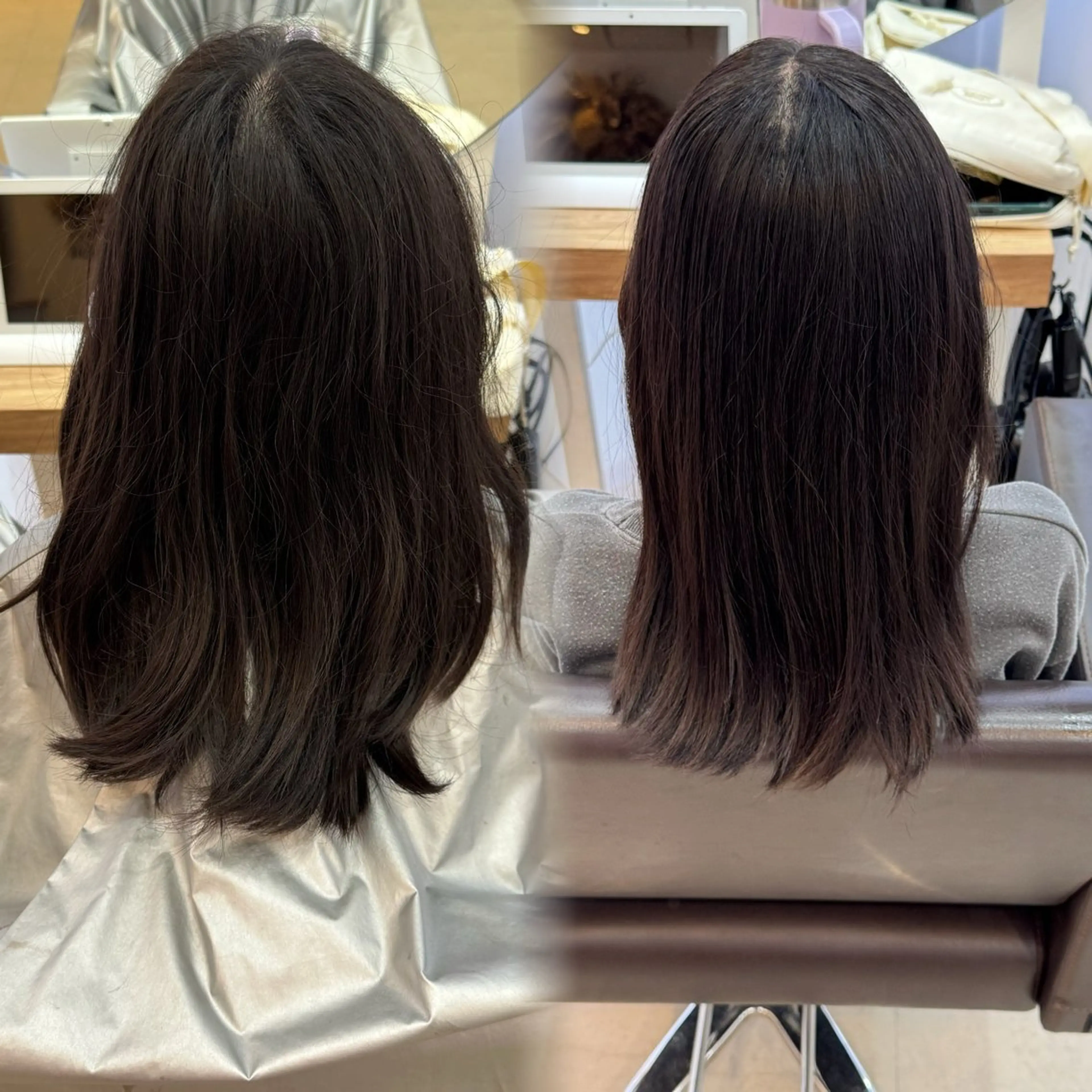 セミロング Agu hair 粉河のヘアスタイル