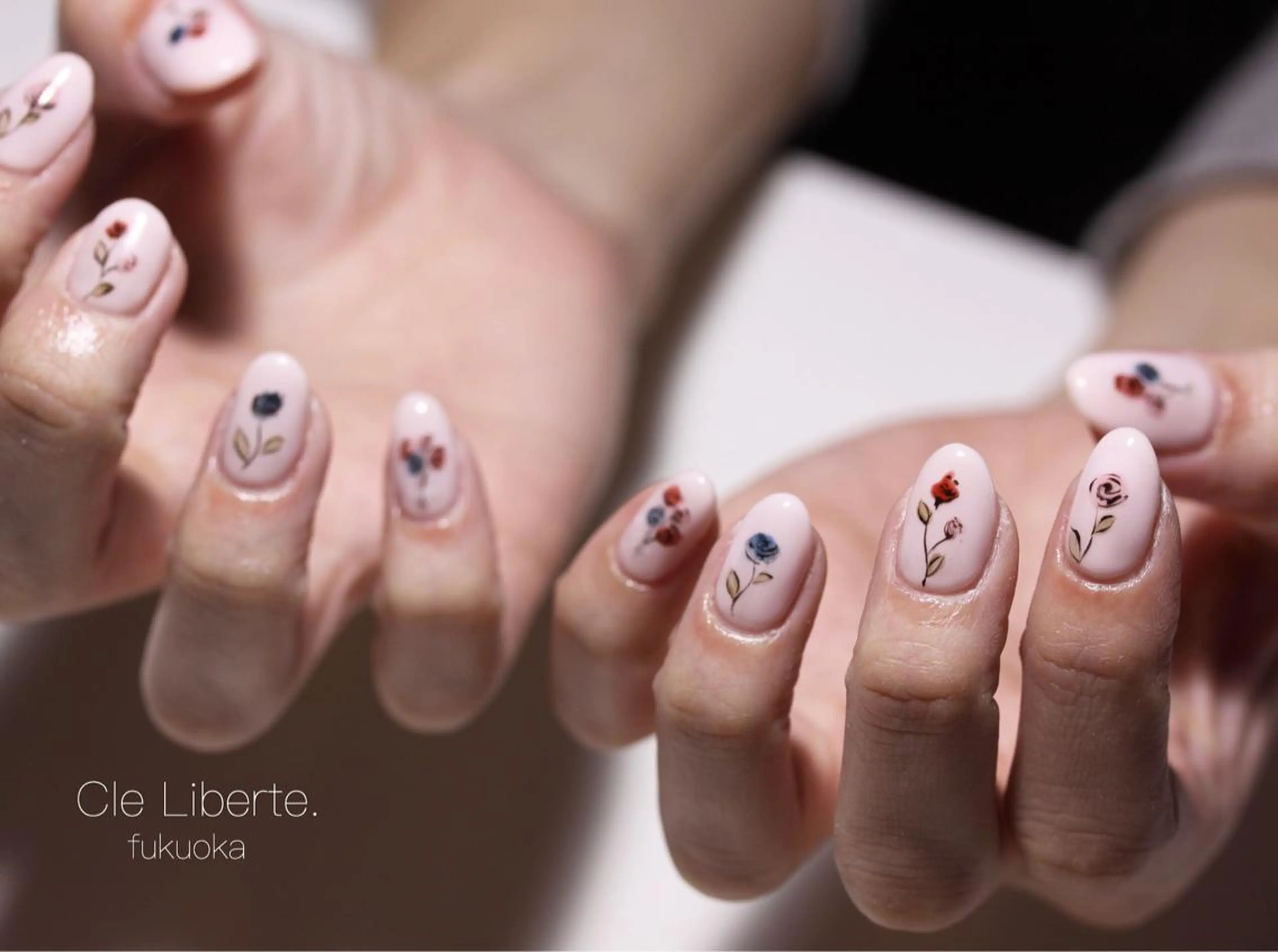 ネイル アートネイル 春ネイル Elio 国泰寺のネイルデザイン